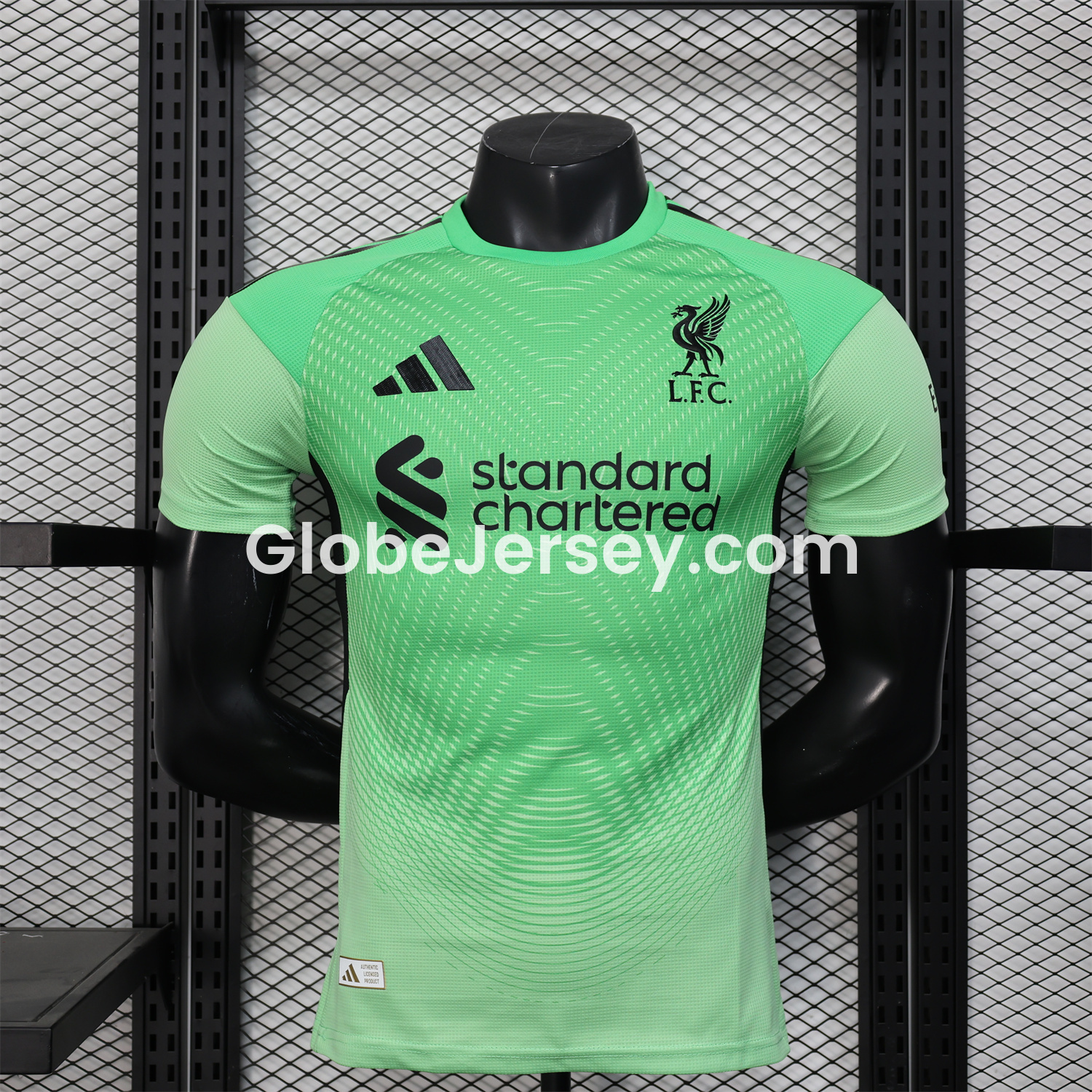 GlobeJersey-Liver.pool 25-26 Green Goalkeeper Jersey - Player Version