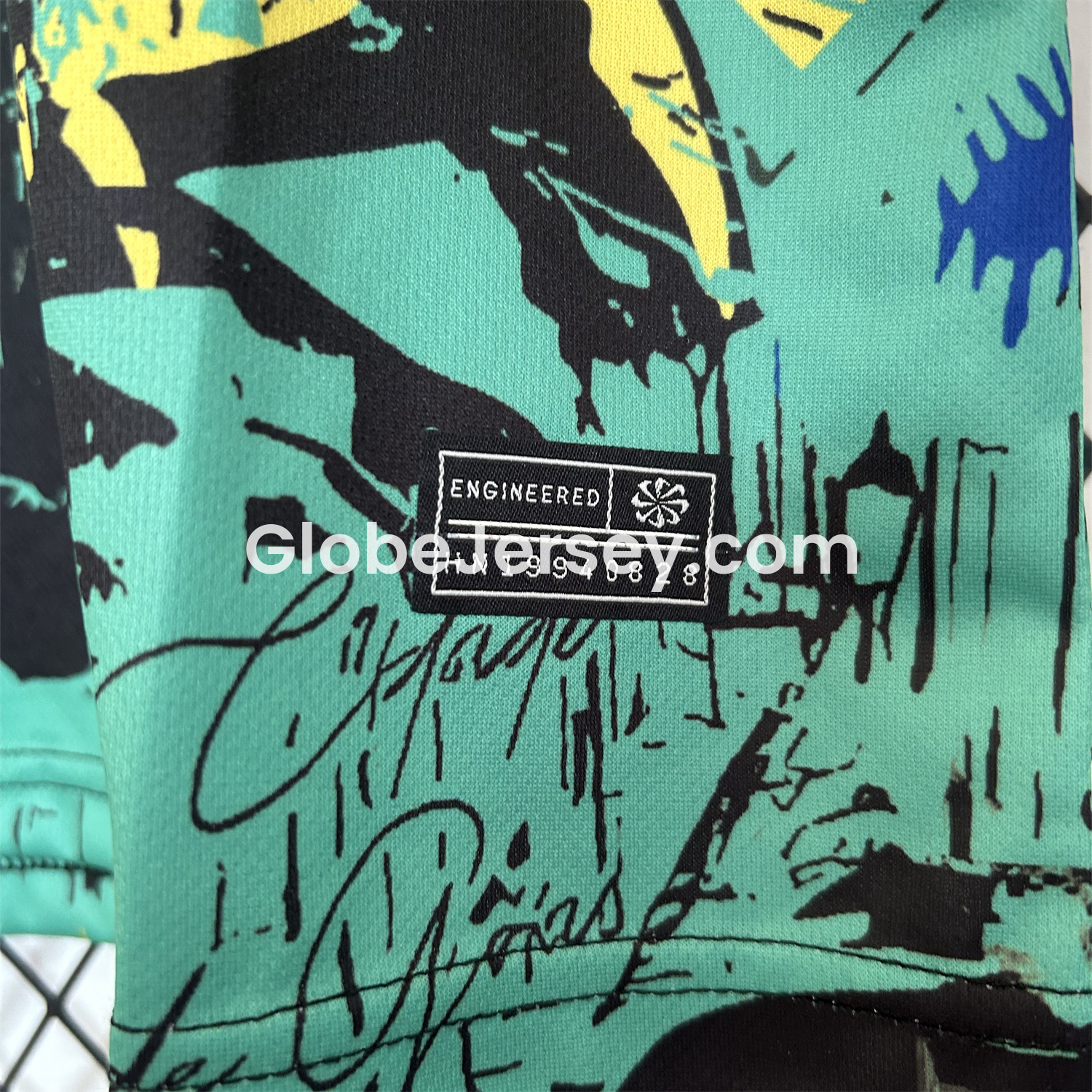 GlobeJersey-Brazil 2024 Black and Green Church Jersey - Fans Version