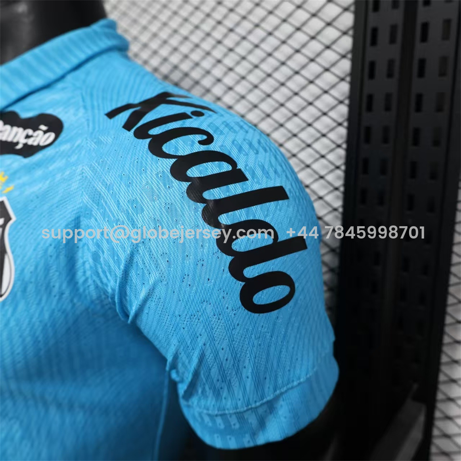 GlobeJersey-Santos 25-26 Third Blue Jersey - Play Version