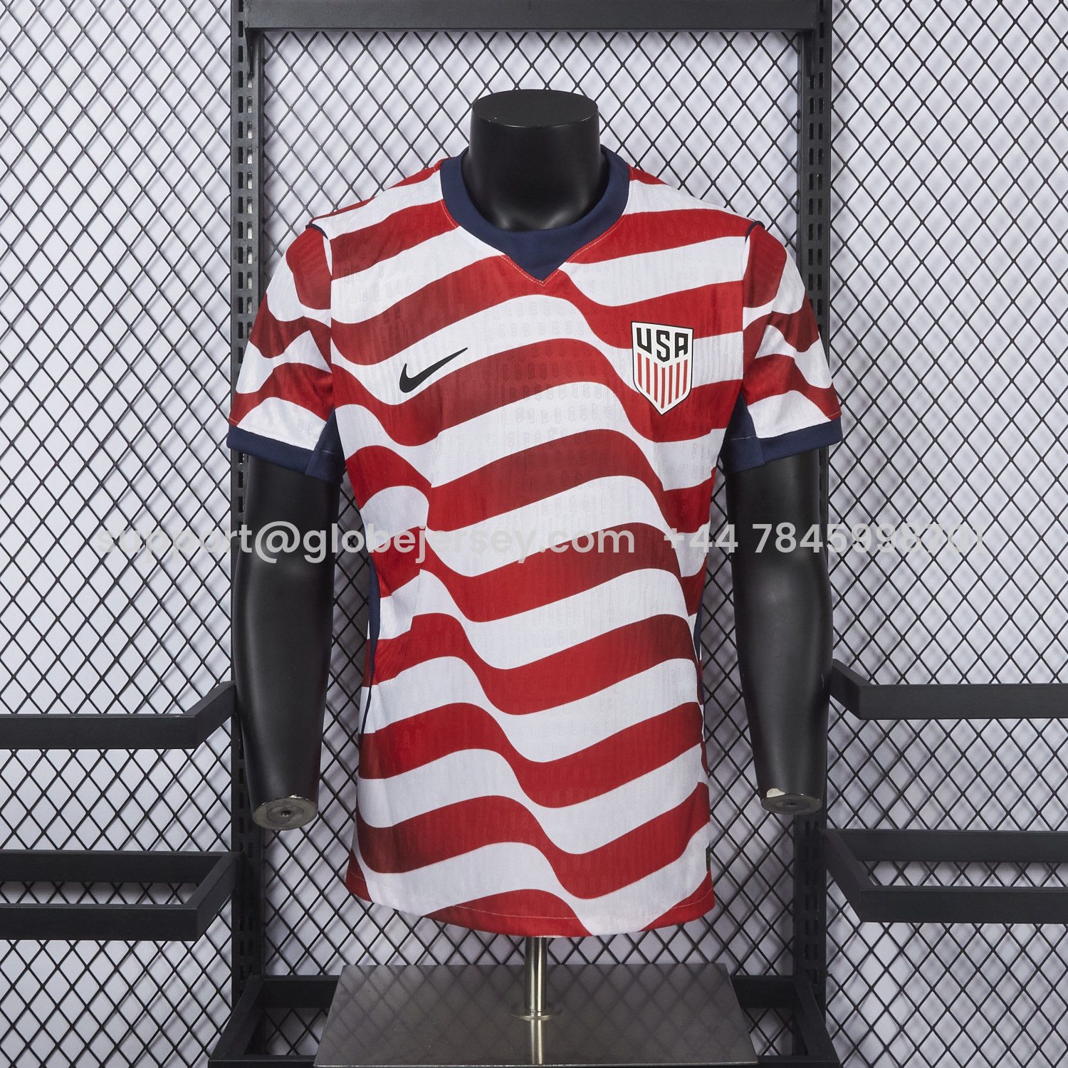 GlobeJersey-【Back Blank】United States USA 2026 Home Jersey - Player Version