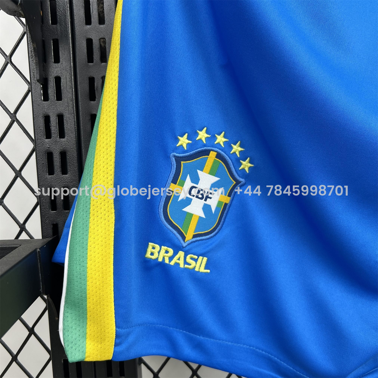 GlobeJersey-Brazil 2026 Blue Casual Shorts - Fans Version