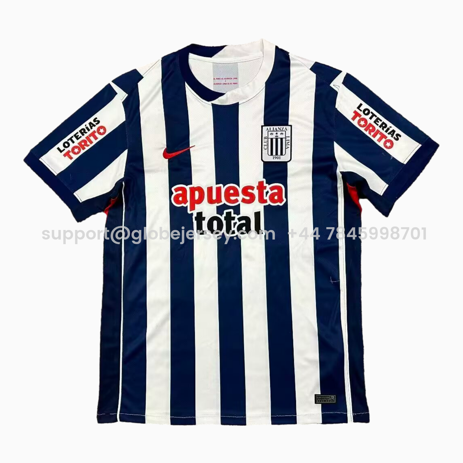 GlobeJersey-Alianza Lima 2026 Home Jersey - Fans Version