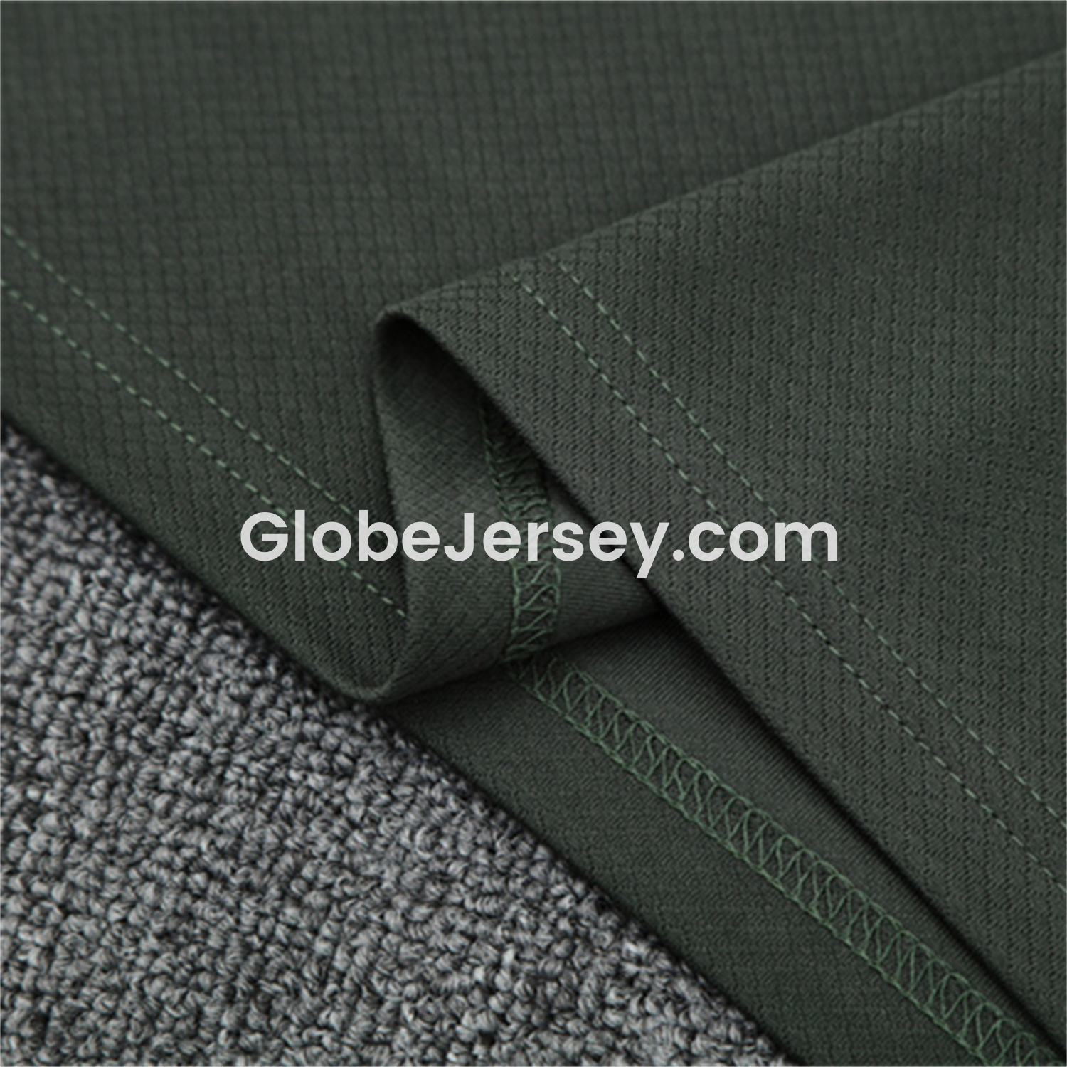 GlobeJersey-C.H.E.L.S.E.A 25-26 Short-Sleeve Training Set - Army Green Top & Army Green Shorts