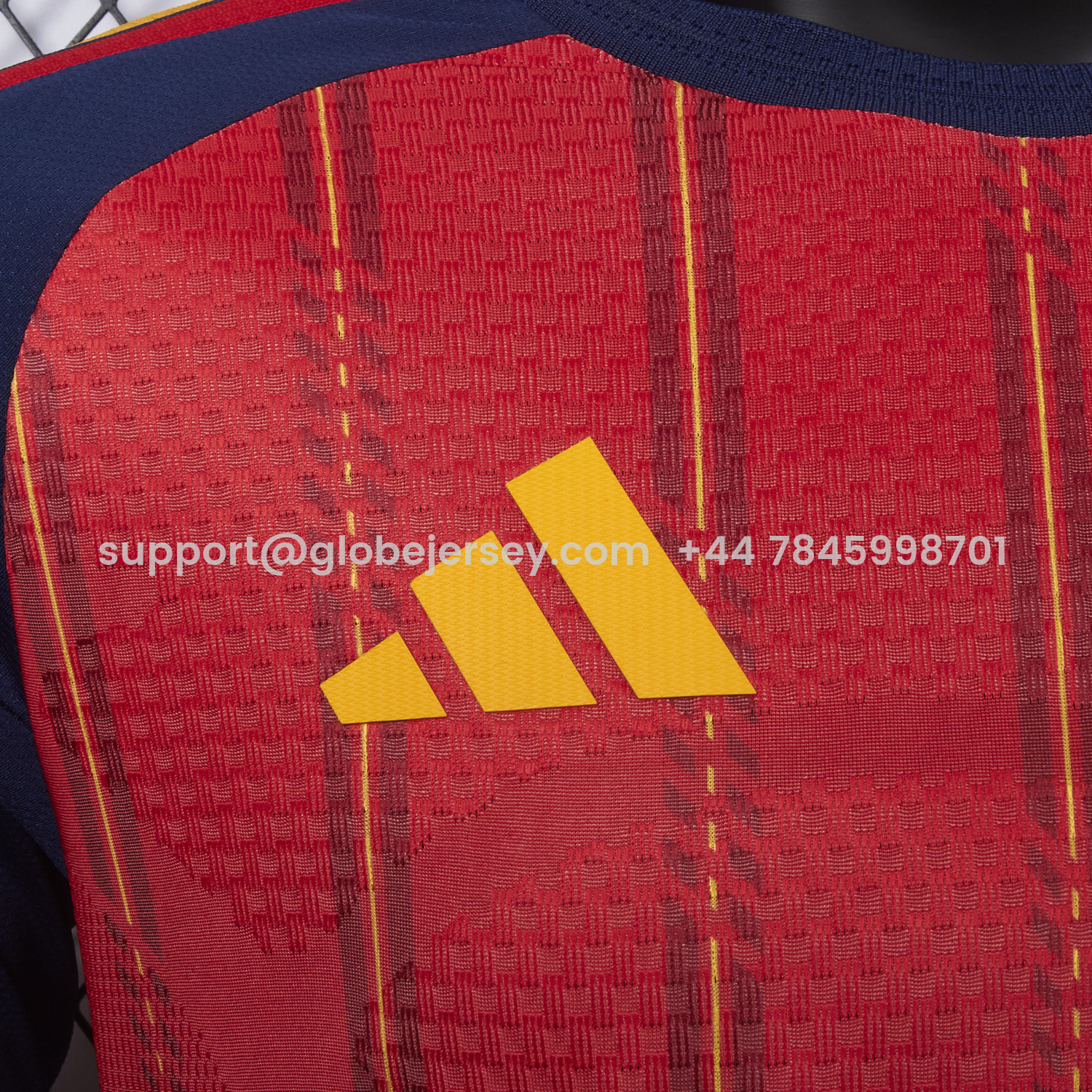 GlobeJersey-Spain 2026 Home Long Sleeves Jersey - Player Version