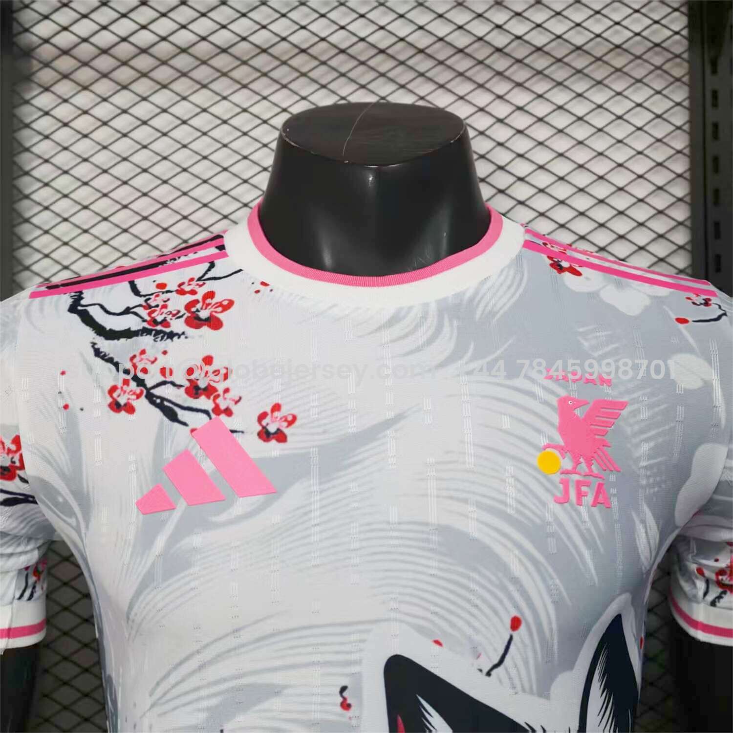 GlobeJersey-Japan 25-26 Plum Blossom and Snow Fox White Jersey - Player Version