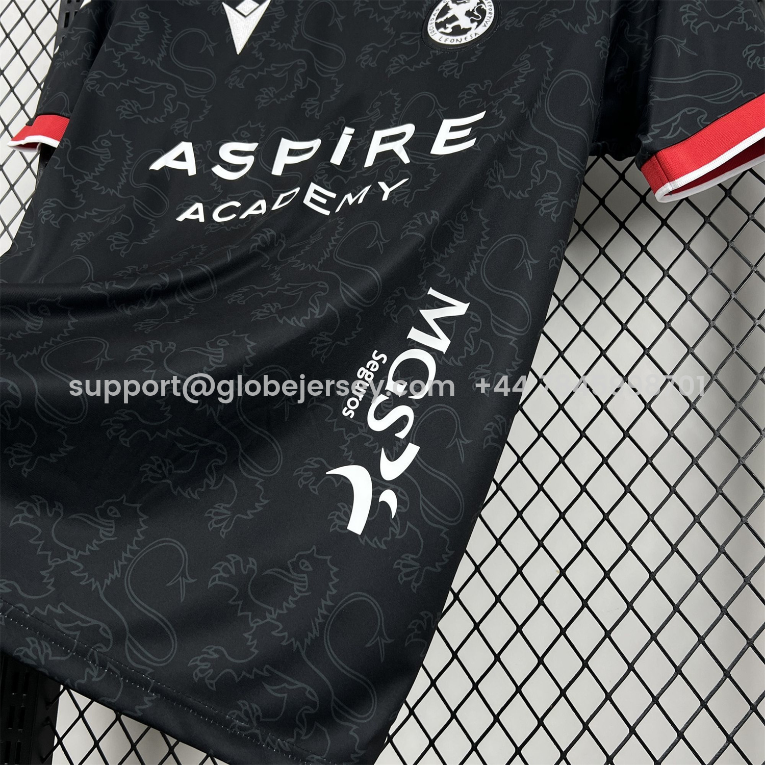 GlobeJersey-Cultural Leonesa 25-26 Away Black Jersey - Fans Version