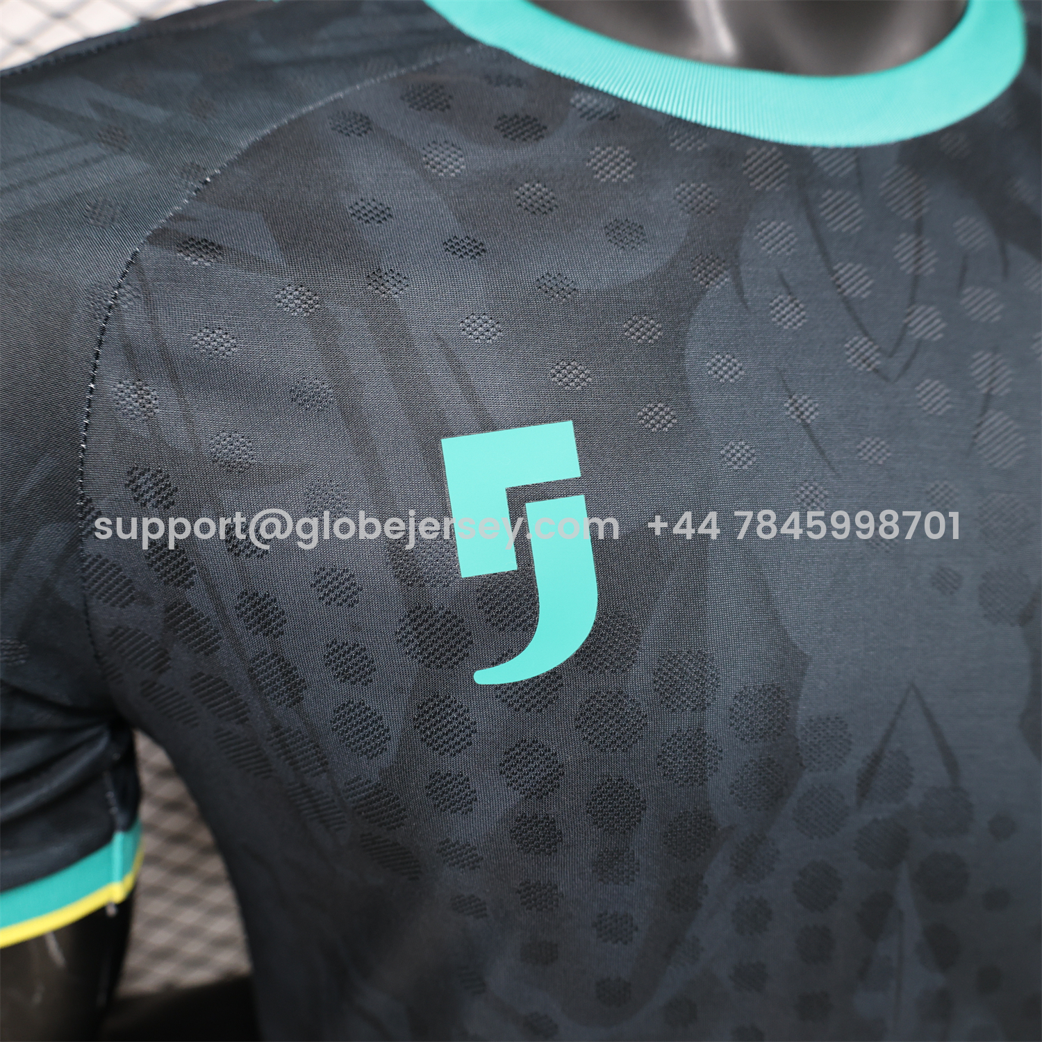 GlobeJersey-Brazil 2026 Black With Mint Green Special Jersey - Player Version