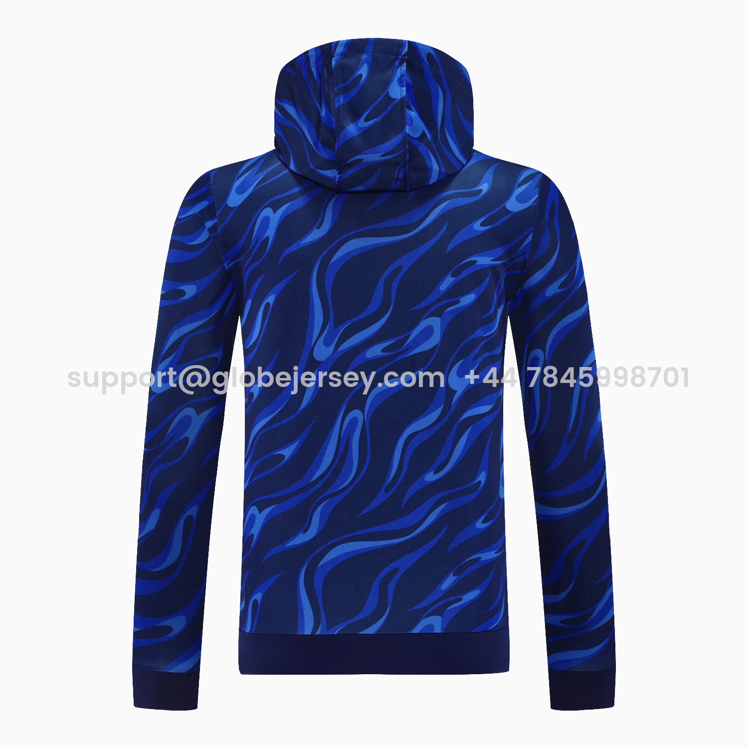 GlobeJersey-Real Madrid 25-26 Training Hoodie Set - Blue Hoodie and Deep Blue Pants