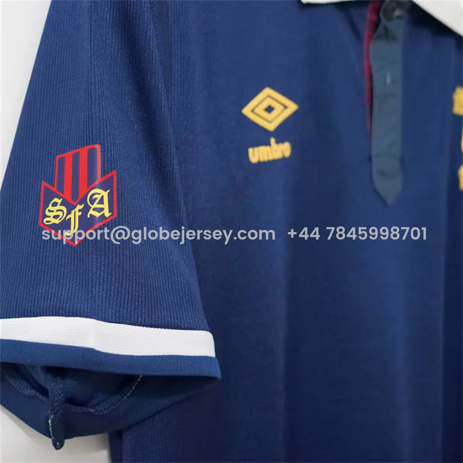 GlobeJersey-Retro S-c-o.t l.a-n.d 1988-89 Home Jersey - Fans Version