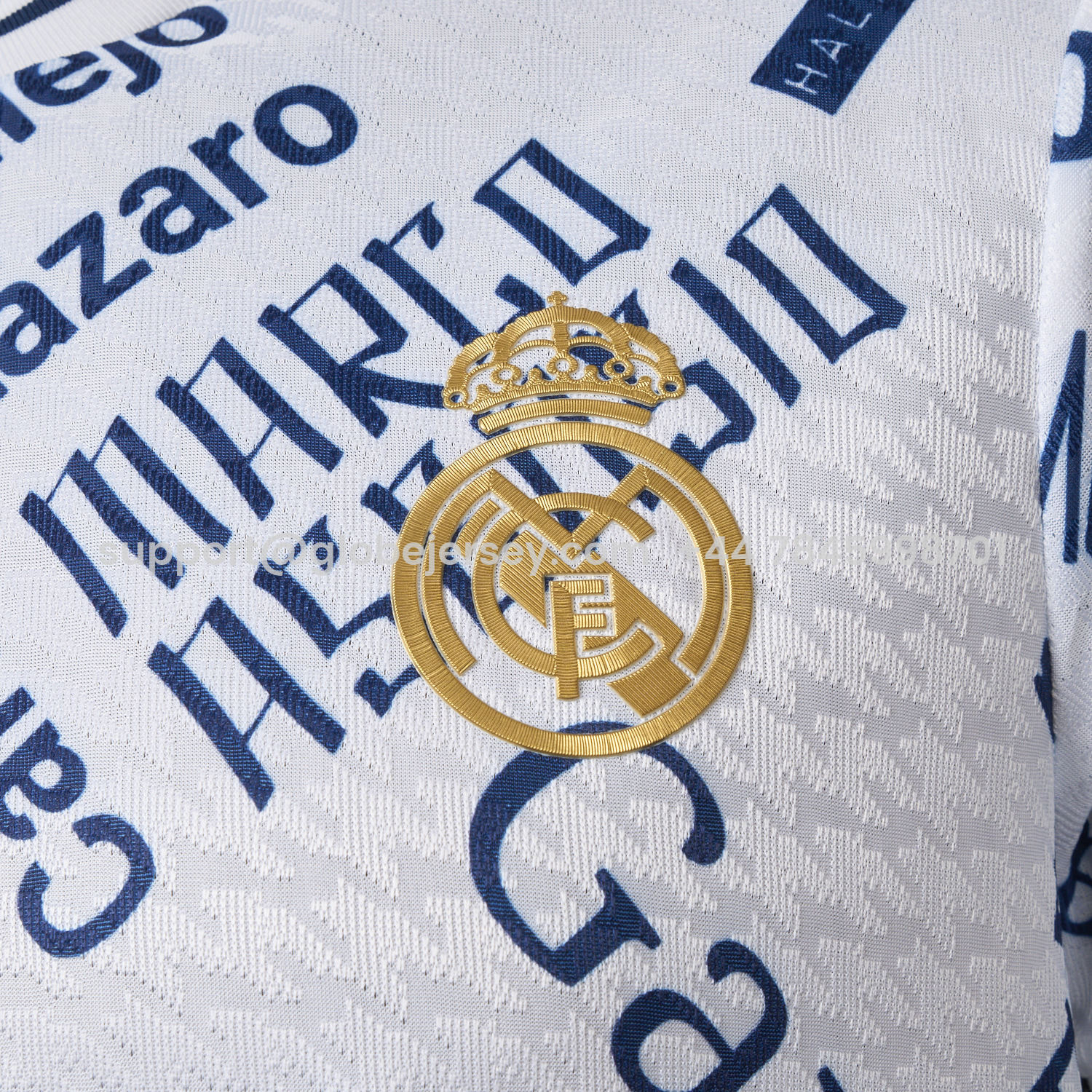 GlobeJersey-Real Madrid 25-26 Graffiti Of Football Star Names Special Jersey - Player Version