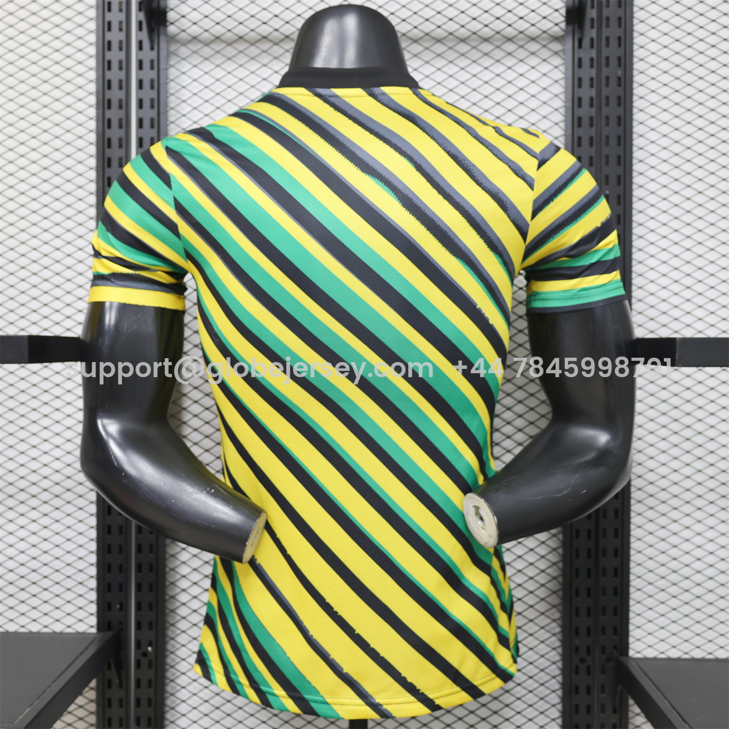 GlobeJersey-Jamaica 2026 Yellow-Green Twill Jersey - Player Version