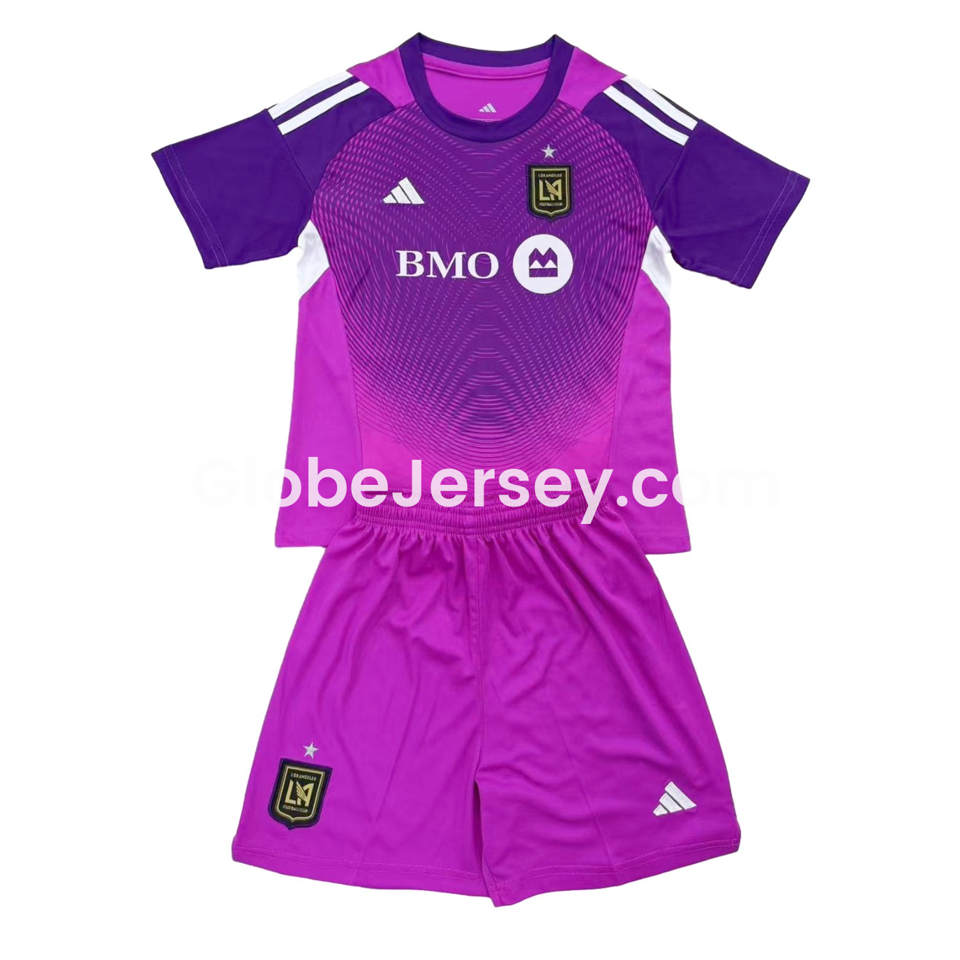 GlobeJersey-Los Angeles FC 2025 Purple Goalkeeper Men's Adult Jersey Set - Fans Version