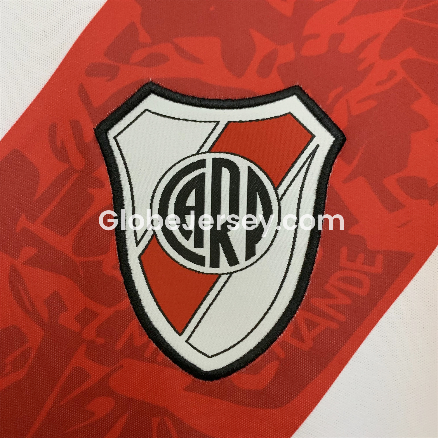 GlobeJersey-Retro River Plate 2013-14 Home Long Sleeves Jersey