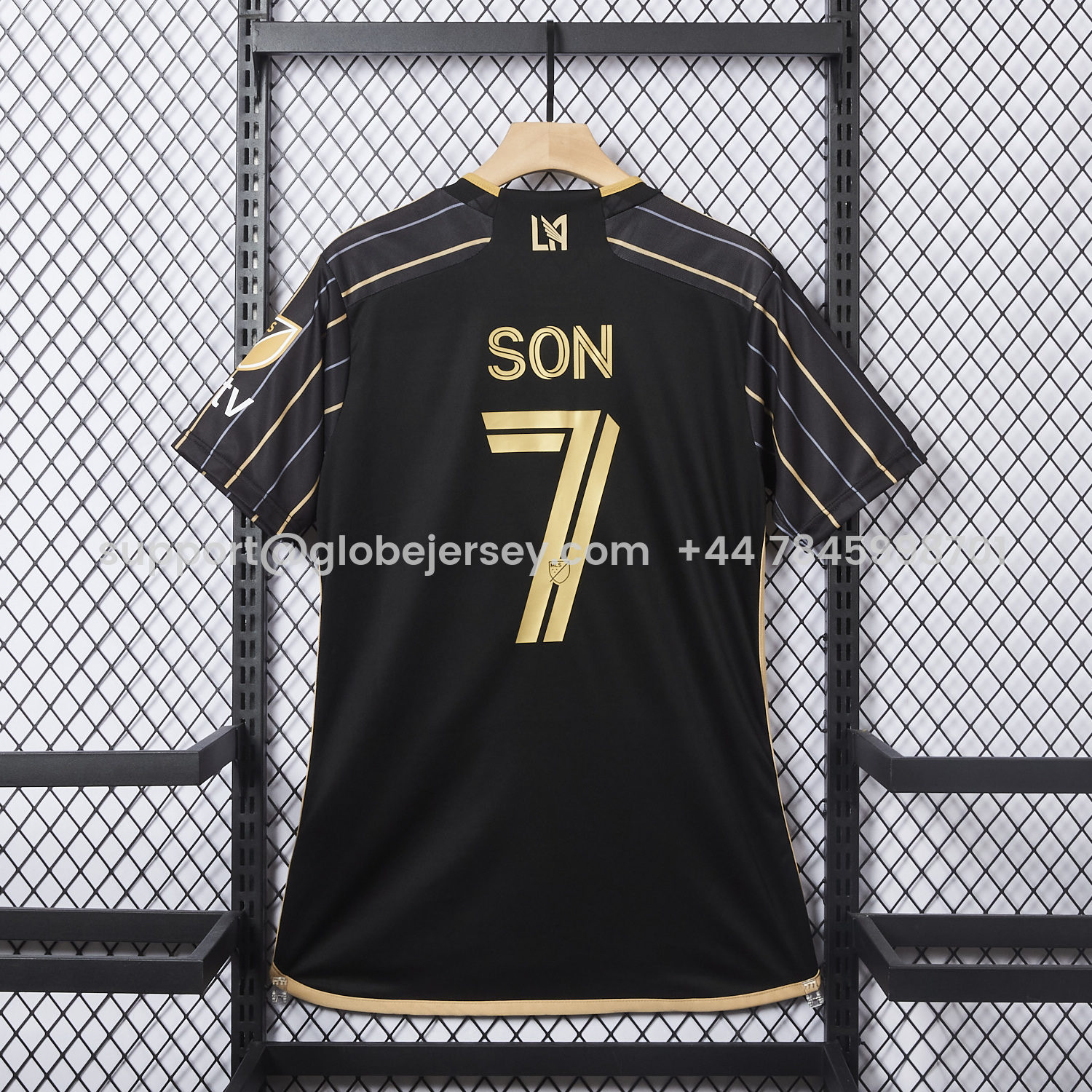 GlobeJersey-Los Angeles FC 25-26 Home Black Jersey - Fans Version