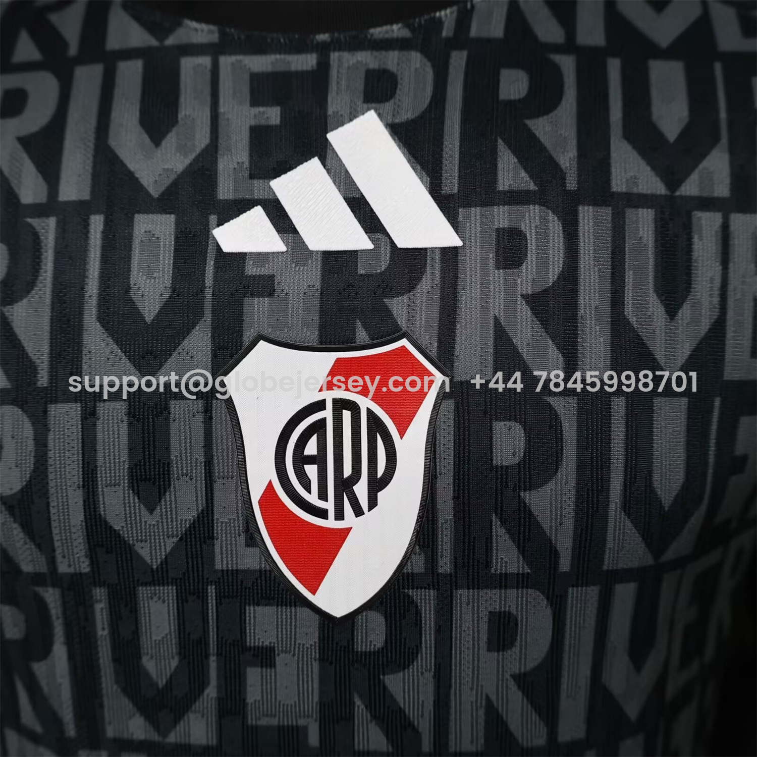 GlobeJersey-River Plate 25-26 Black Special Jersey - Player Version