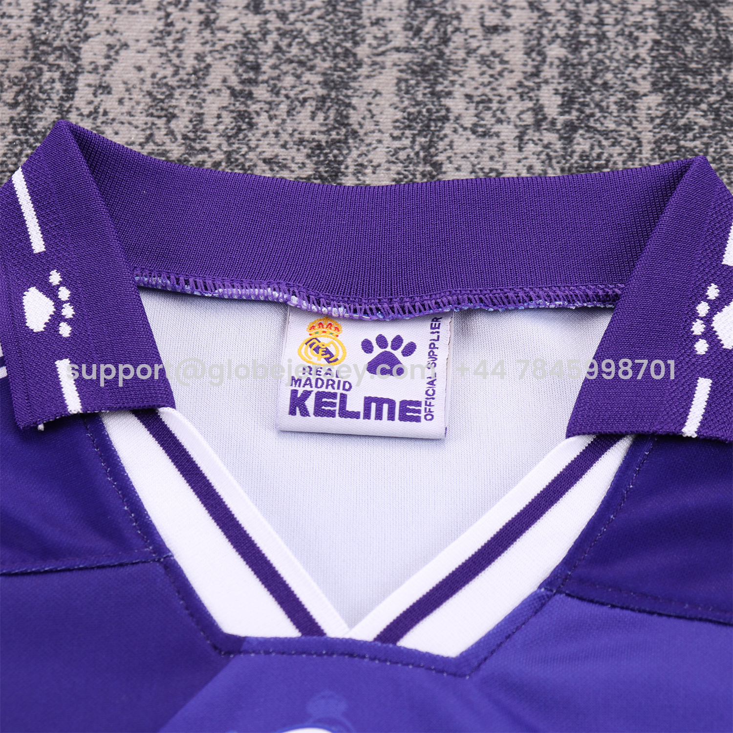 GlobeJersey-Retro Real Madrid 1994-96 Away Kids Kit