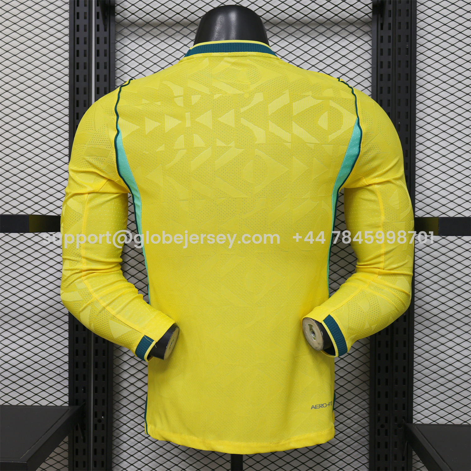 GlobeJersey-Brazil 2026 Home Long Sleeves Jersey - Player Version