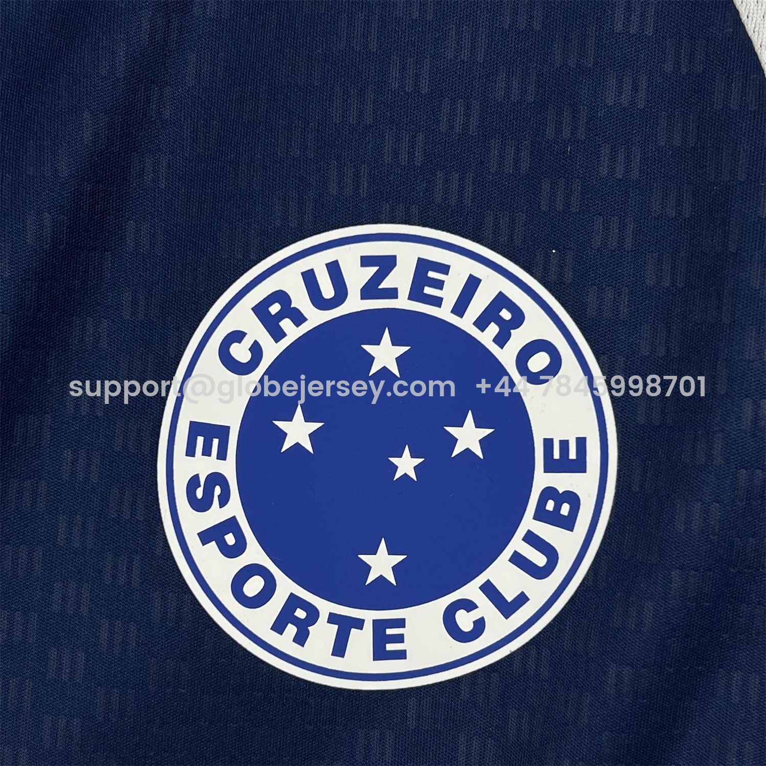 GlobeJersey-Cruzeiro 25-26 Pre-Match Dark Blue Training Vest - Fans Version