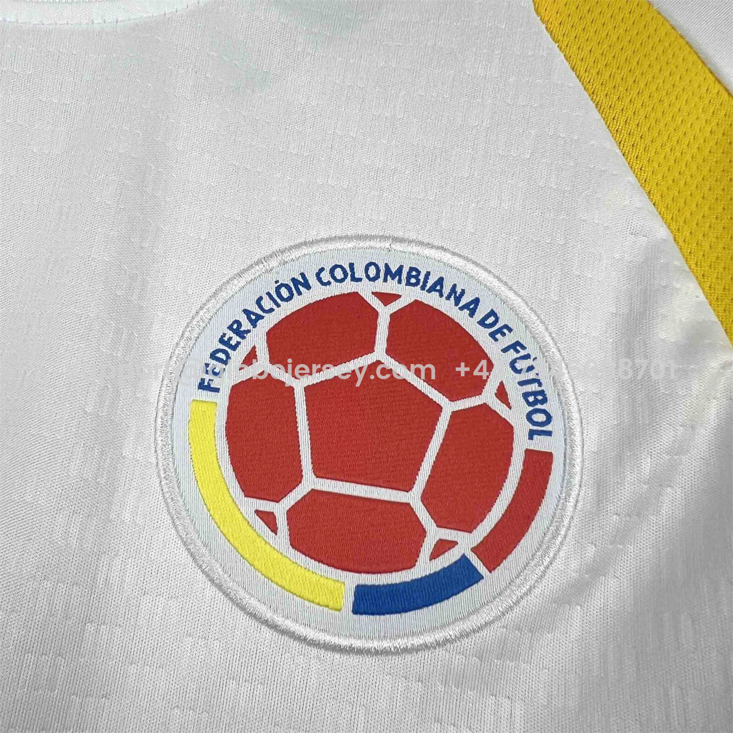 GlobeJersey-Colombia 2026 White Pre-Match Training Jersey - Fans Version