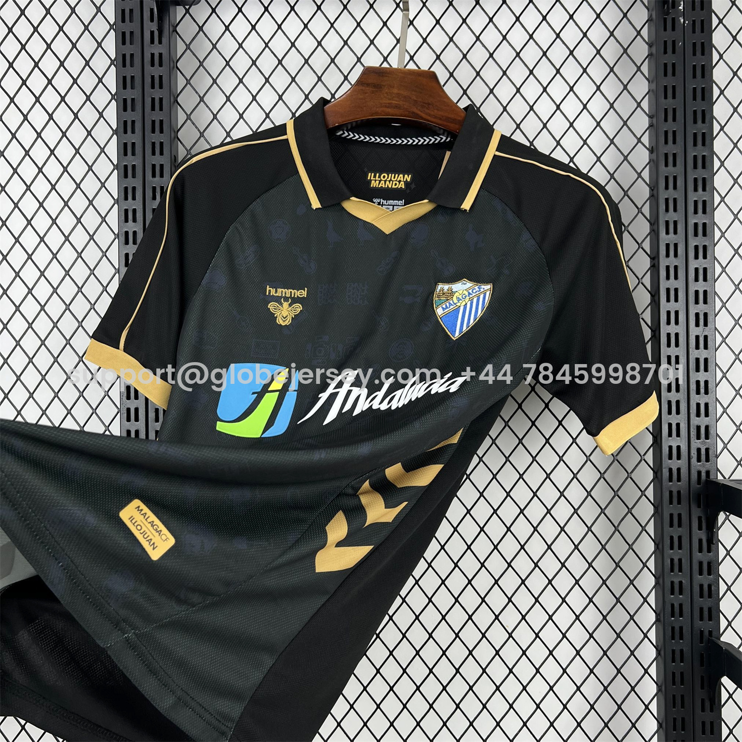 GlobeJersey-CD Leganés 25-26 Retro Style Black Jersey - Fans Version