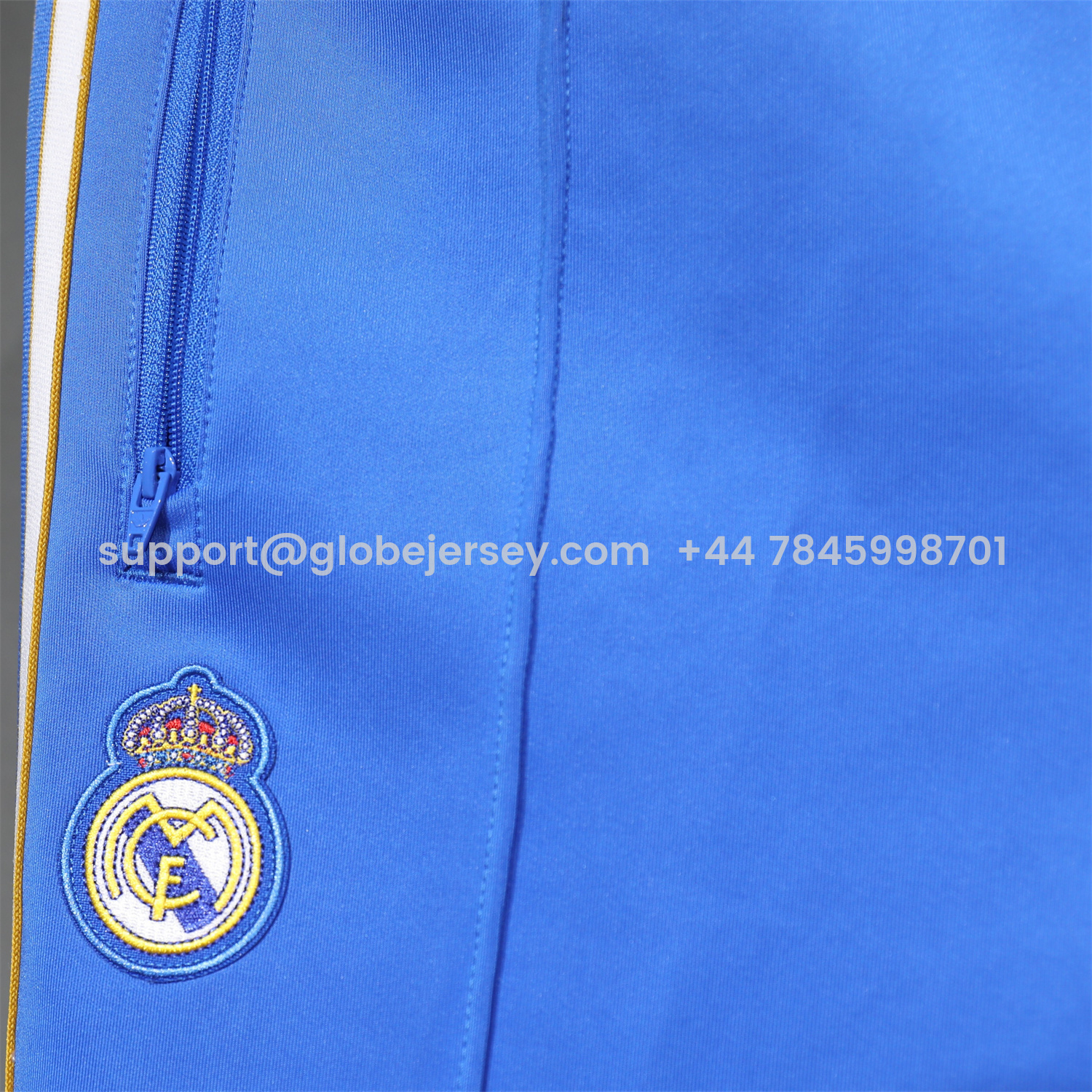 GlobeJersey-Real Madrid 25-26 Pure Color Training Set - Blue Top and Blue Pants