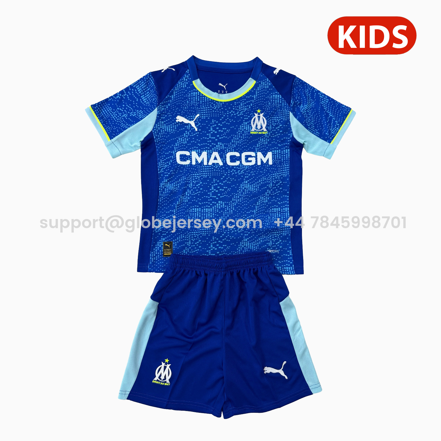 GlobeJersey-Marseille 25-26 Third Kids Kit