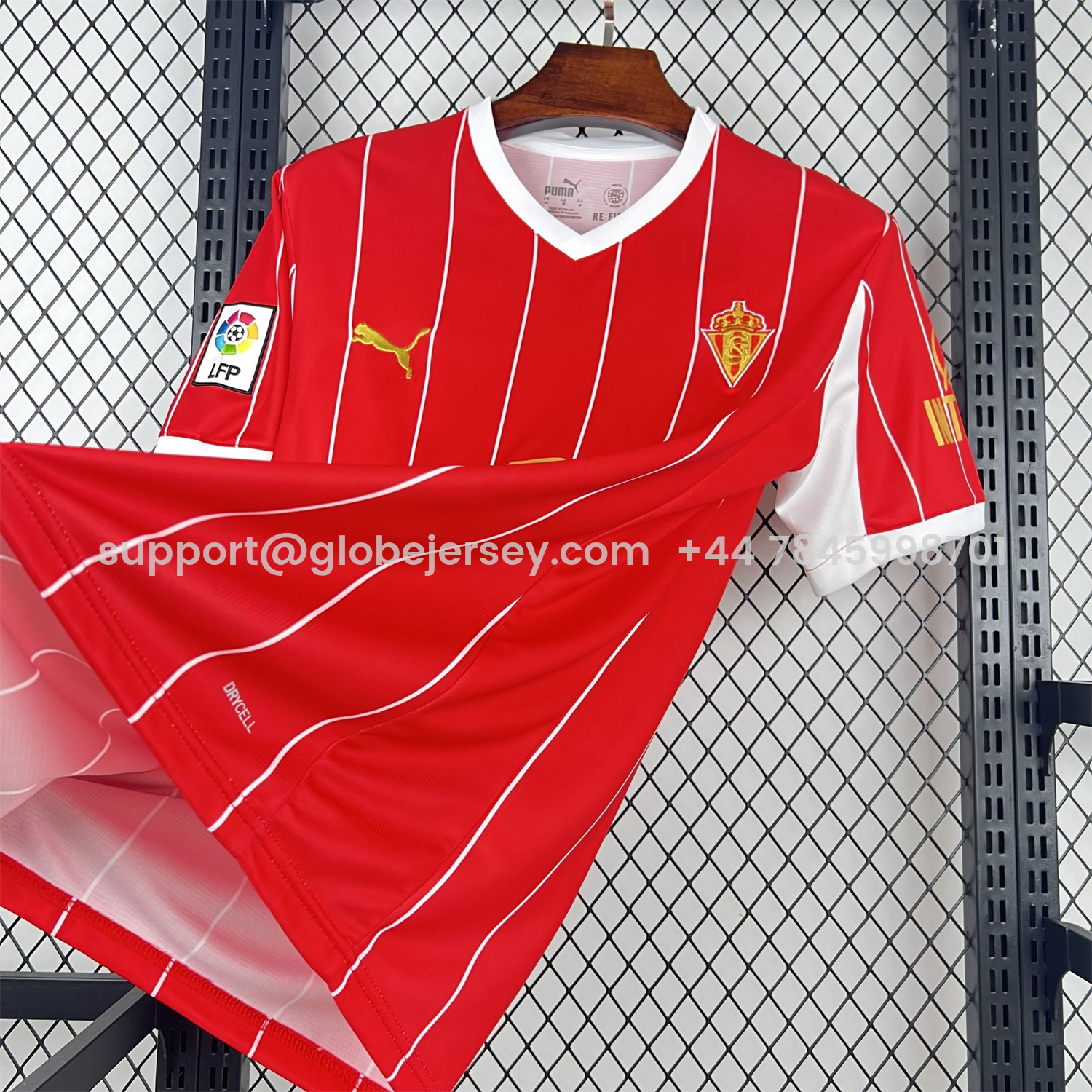 GlobeJersey-Sporting de Gijón 25-26 Retro Style Jersey - Fans Version