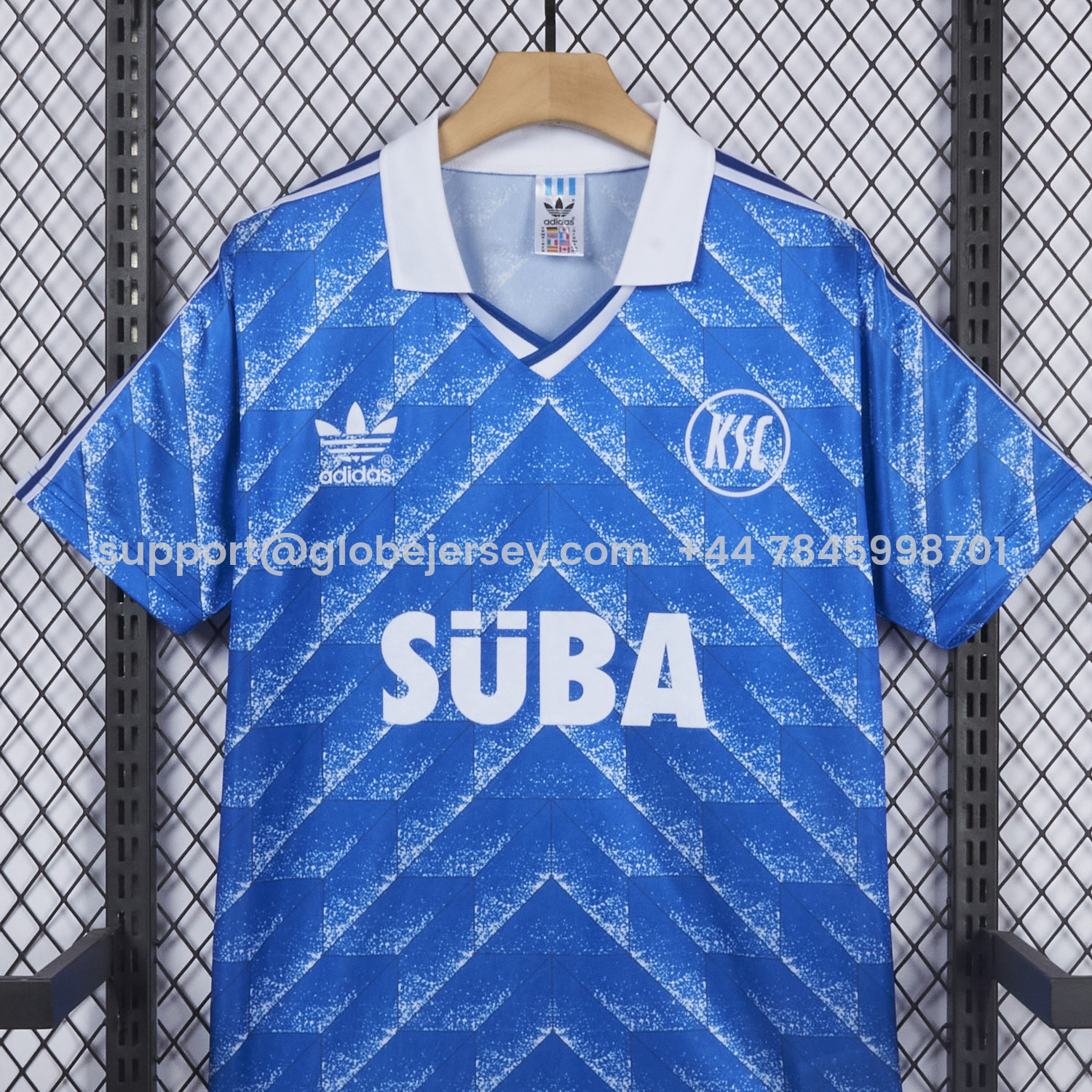 GlobeJersey-Retro Karlsruher SC 1989-90 Away Jersey