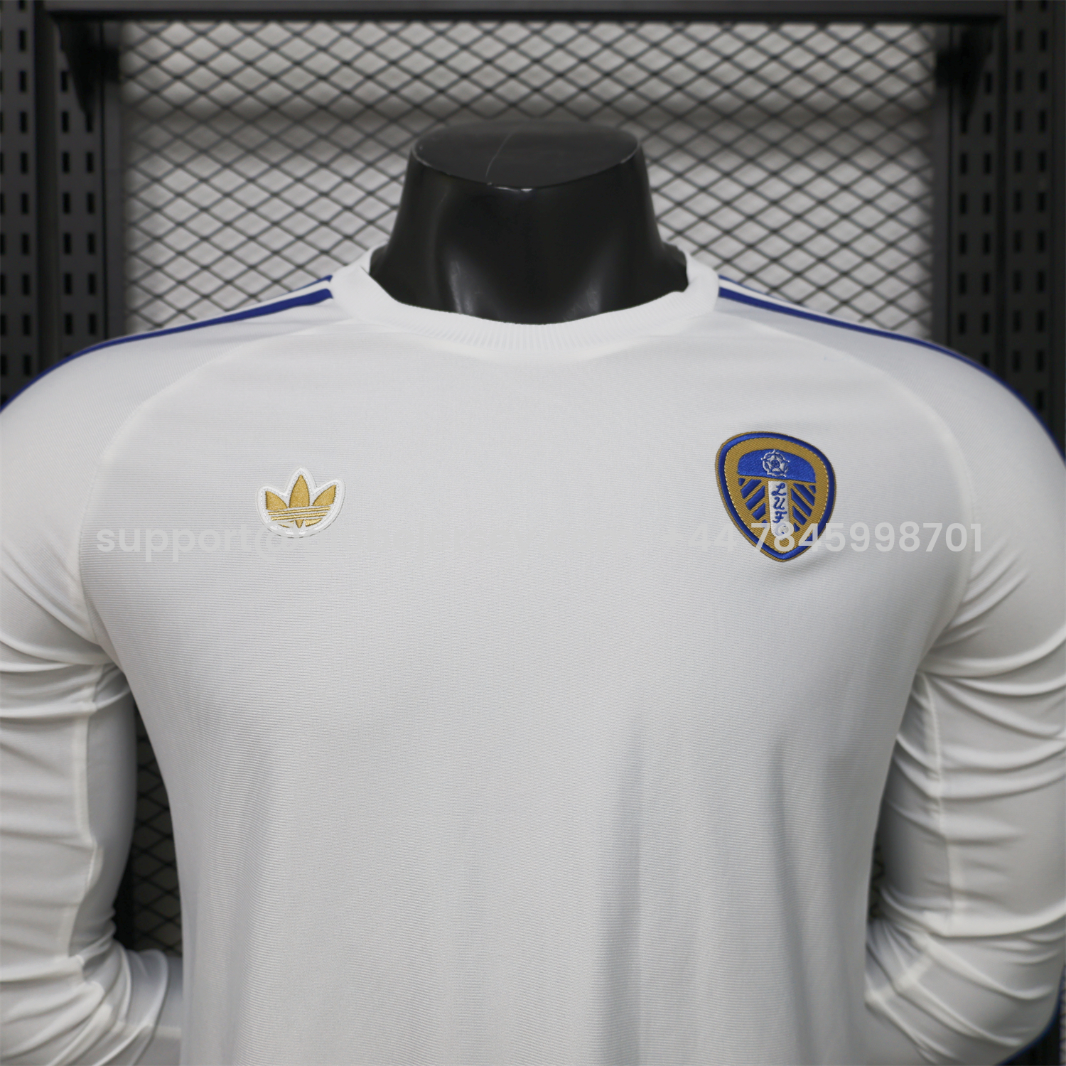 GlobeJersey-Leeds United 25-26 Icon Travel Special White Long Sleeves Jersey - Player Version