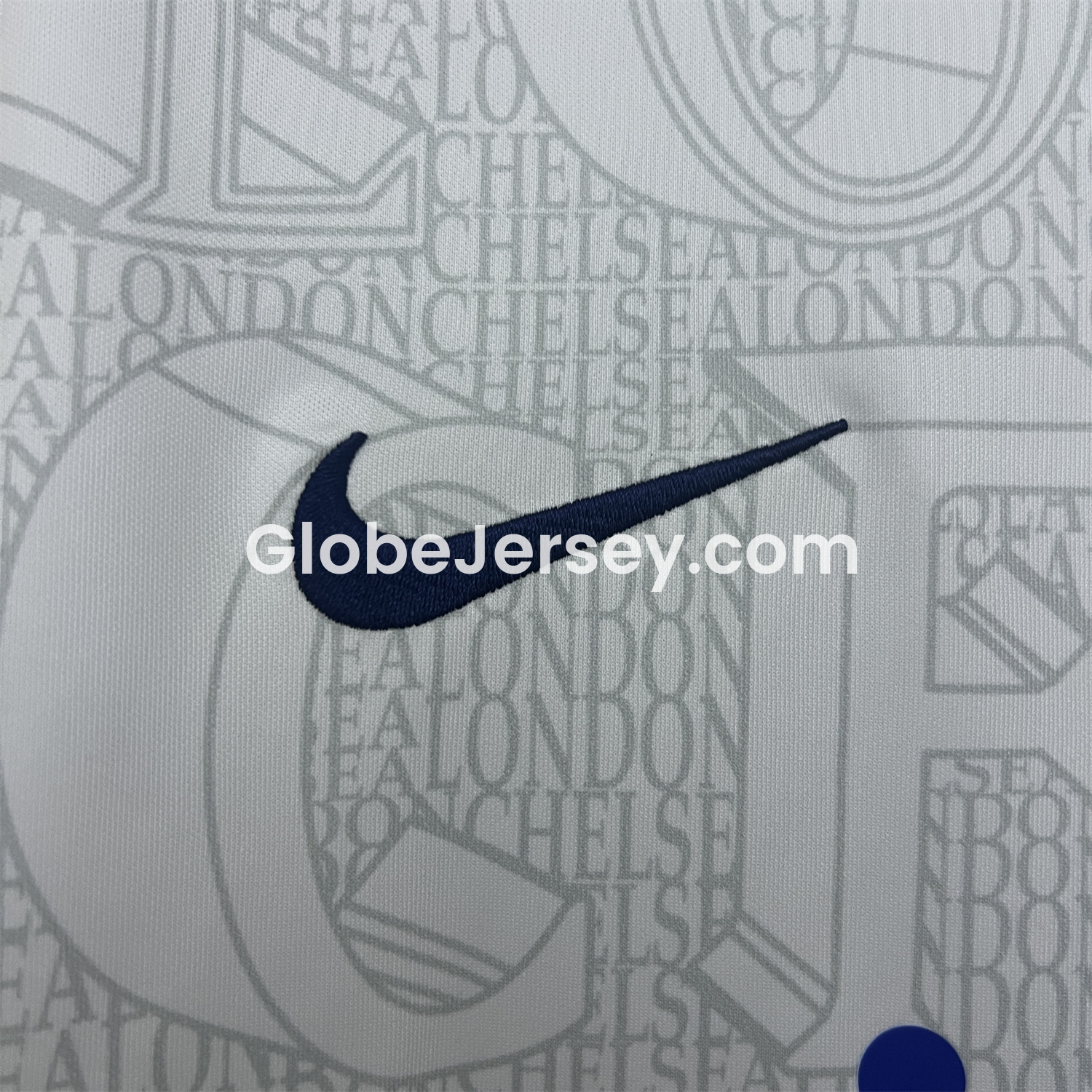 GlobeJersey-C.H.E.L.S.E.A 25-26 White Pre-Match Training Jersey - Fans Version