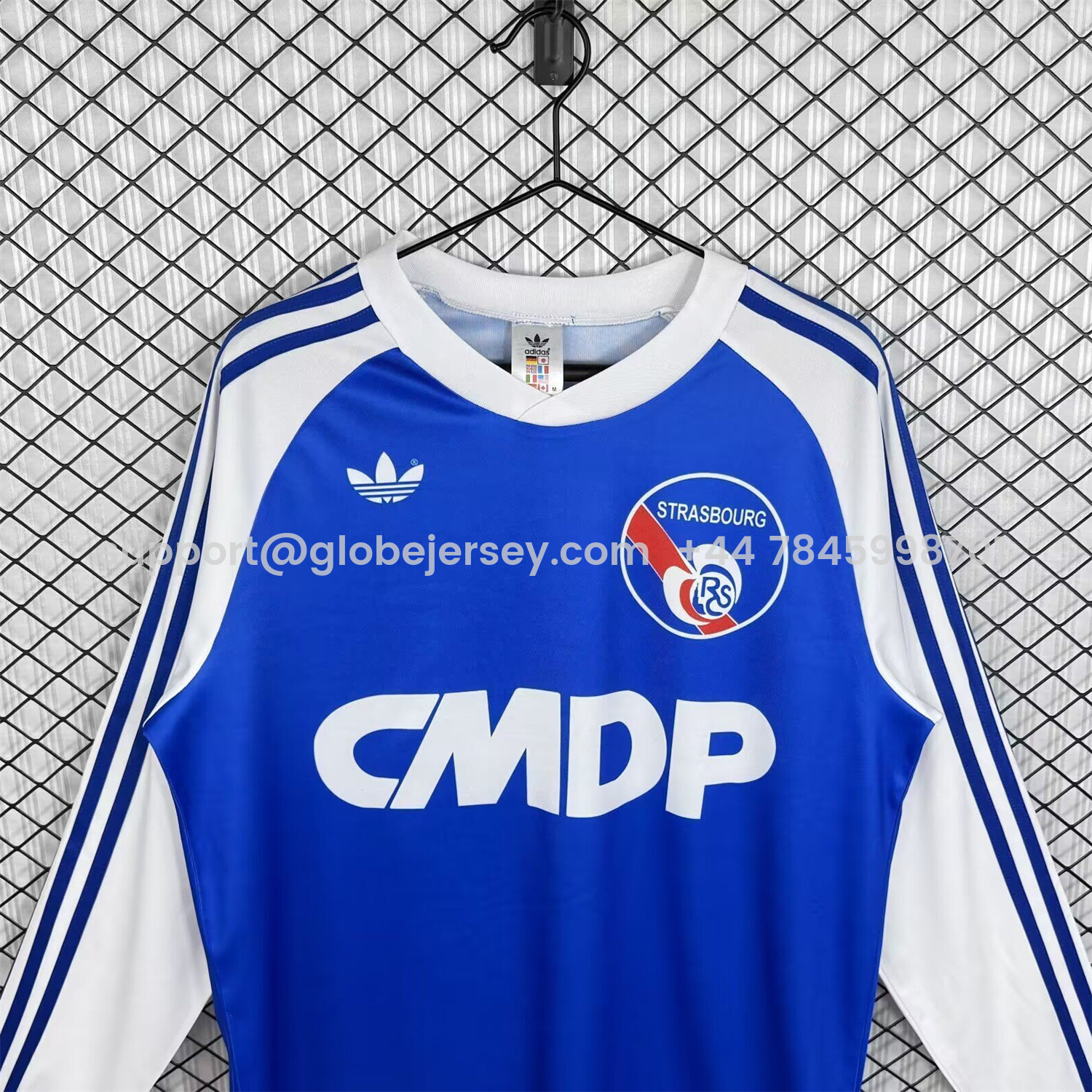 GlobeJersey-Retro Strasbourg 1978-79 Home Long Sleeves Jersey
