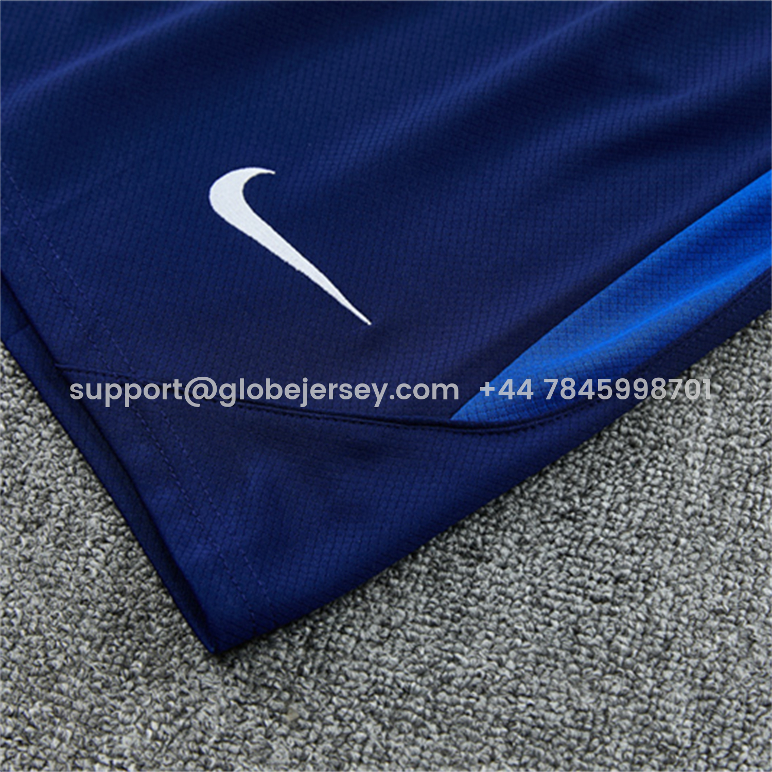 GlobeJersey-Inter Milan 26-27 Short-Sleeve Training Set - Deep Blue Top & Shorts