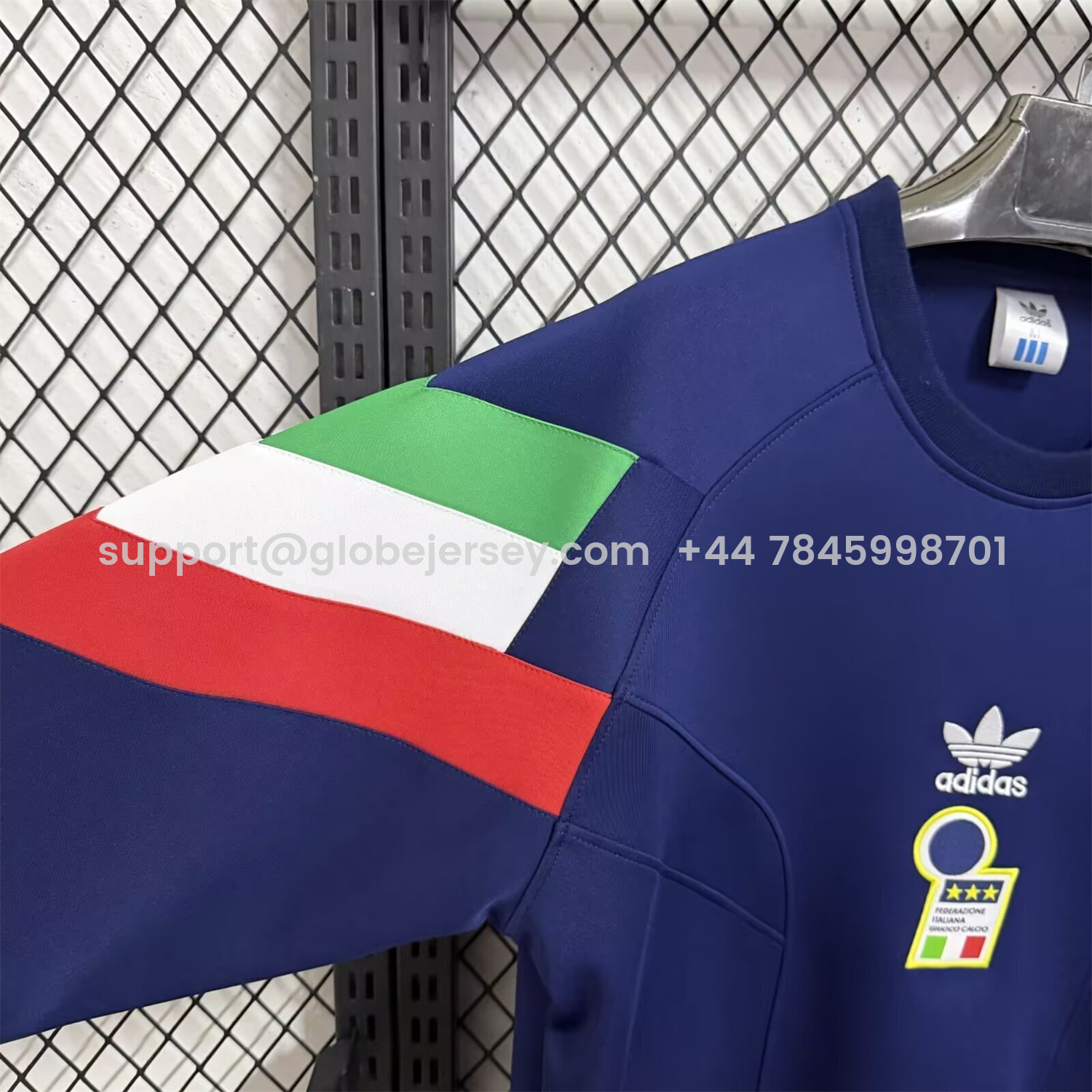 GlobeJersey-Italy 2026 Deep Blue Unisex Pullover Hoodie