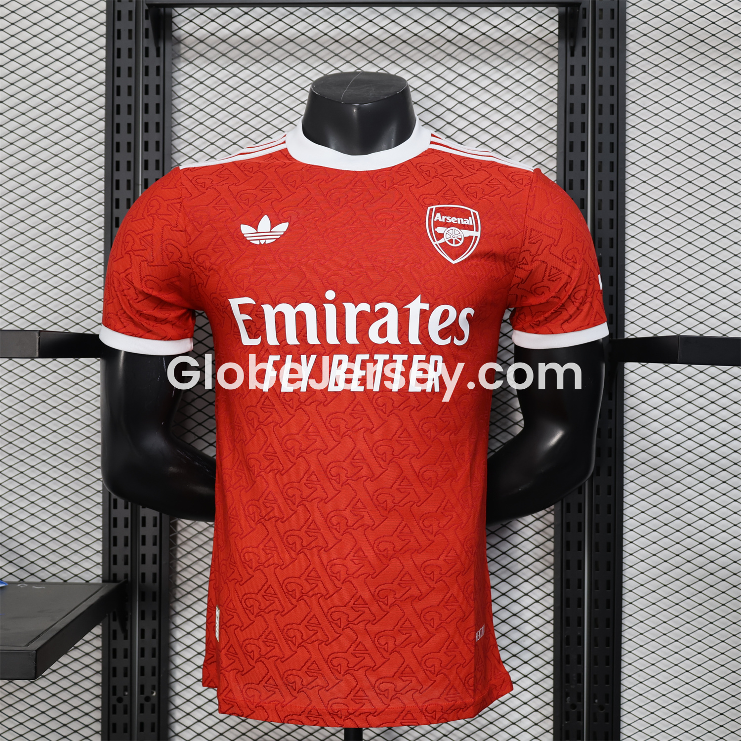 GlobeJersey-Arsenal 25-26 Red Trefoil Sponsored Secial Edition Jersey - Player Version