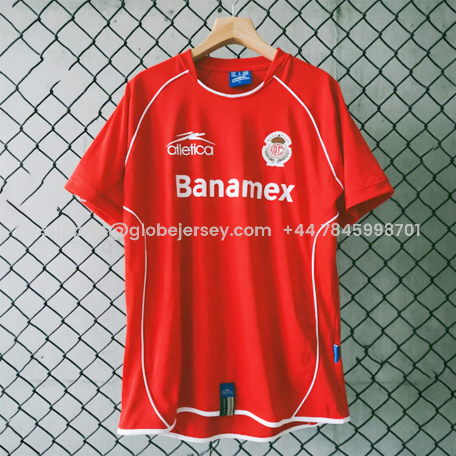GlobeJersey-Retro Toluca 2005-06 Home Jersey