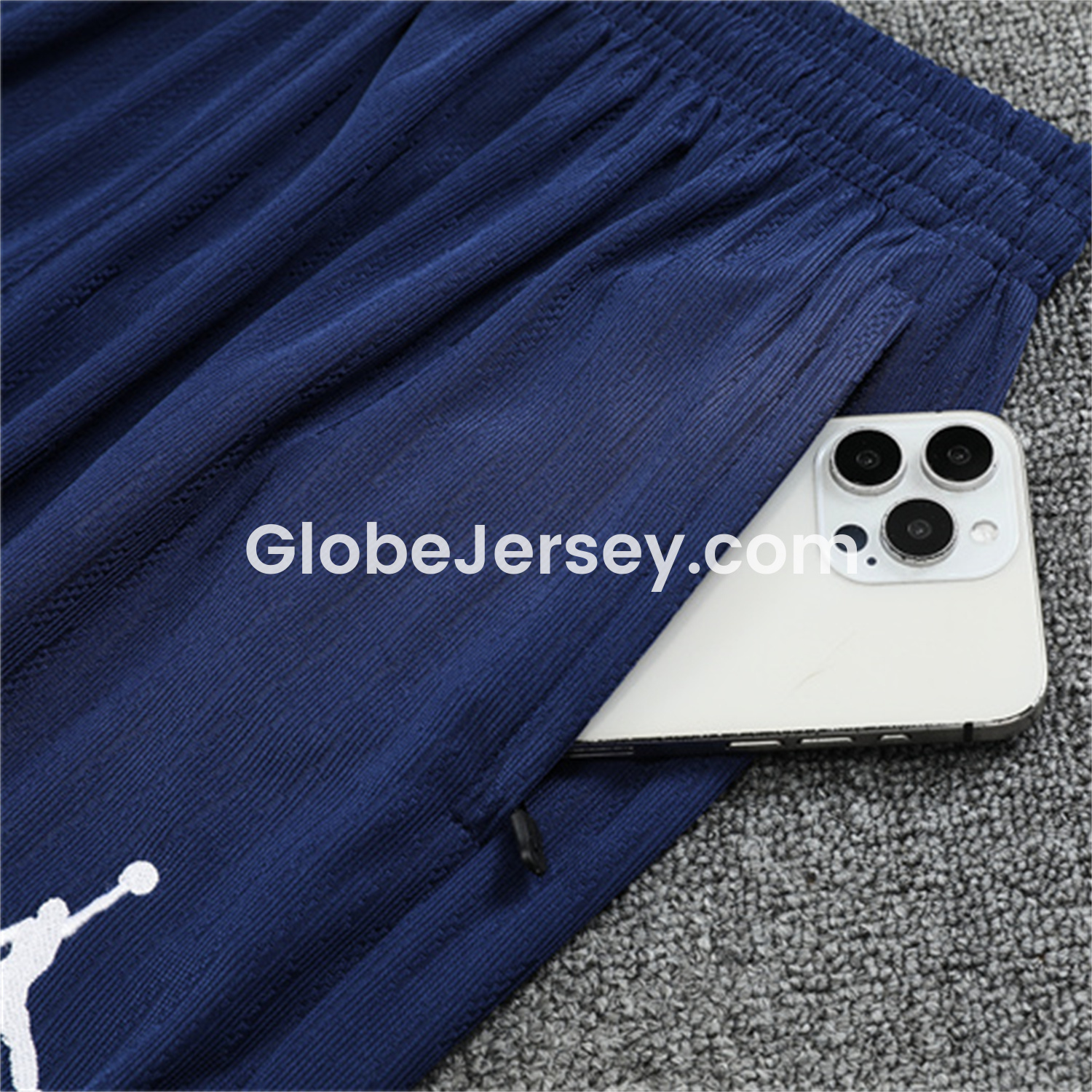 GlobeJersey-Paris Saint-Germain PSG 25-26 Kid Long Sleeves Training Set - Royal Blue Top & Royal Blue Pants