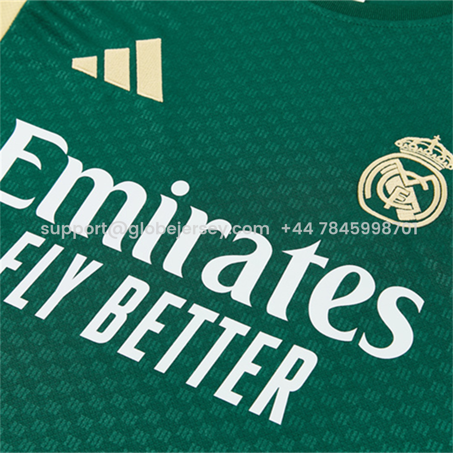 GlobeJersey-Real Madrid 26-27 Kids Short-Sleeve Training Set - Green Top & Green Shorts