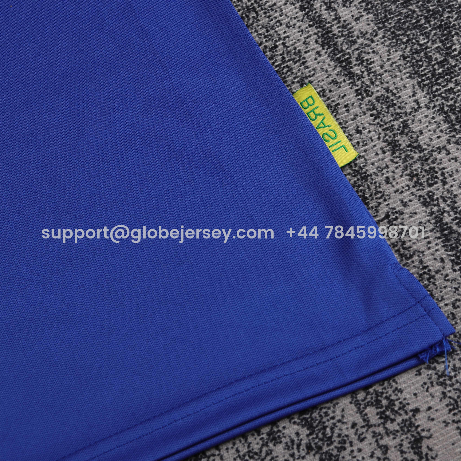 GlobeJersey-Retro Brazil 1998 Away Kids Kit