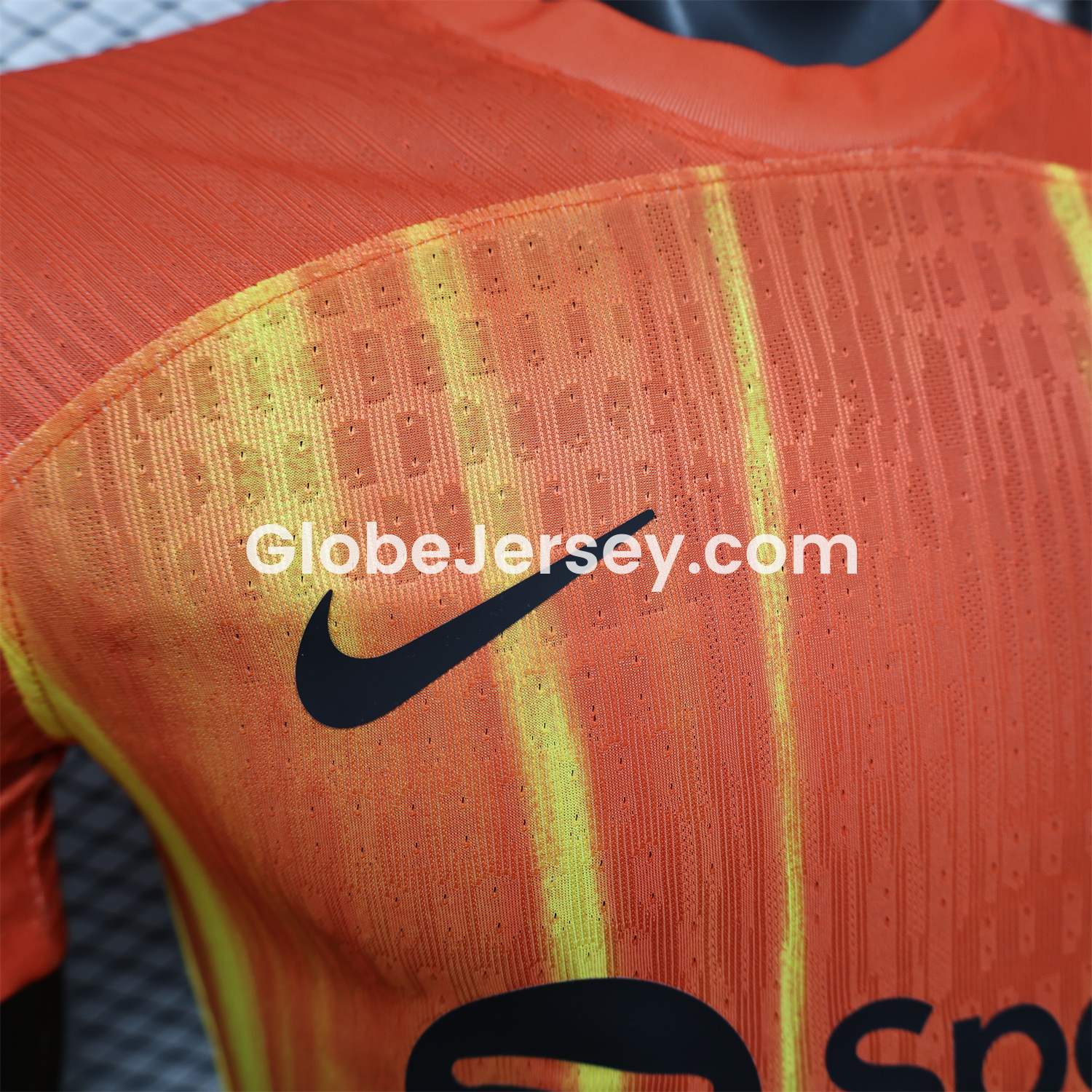 GlobeJersey-Barcelona 25-26 Spotify Orange & Yellow Special Jersey - Player Version