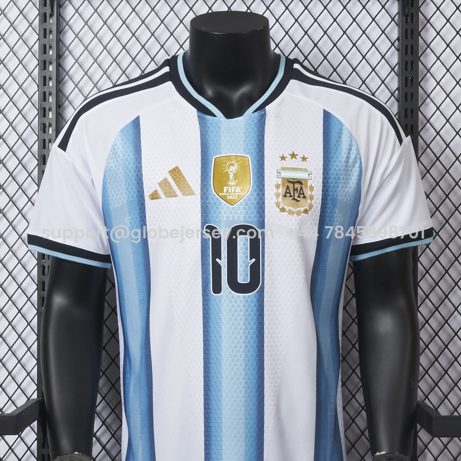 GlobeJersey-Argentina 2026 Home Blue White Jersey - Player Version