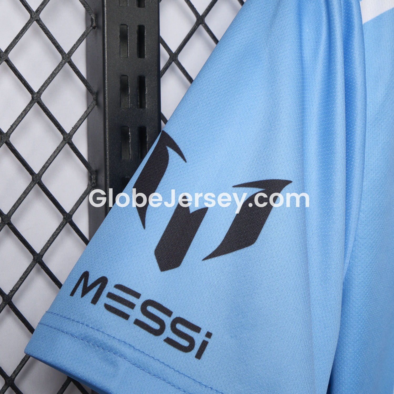 GlobeJersey-Messi Career Commemorative Jersey - Fans Version - Argentina INT M.A.M Barcelona - with 10 Special Font