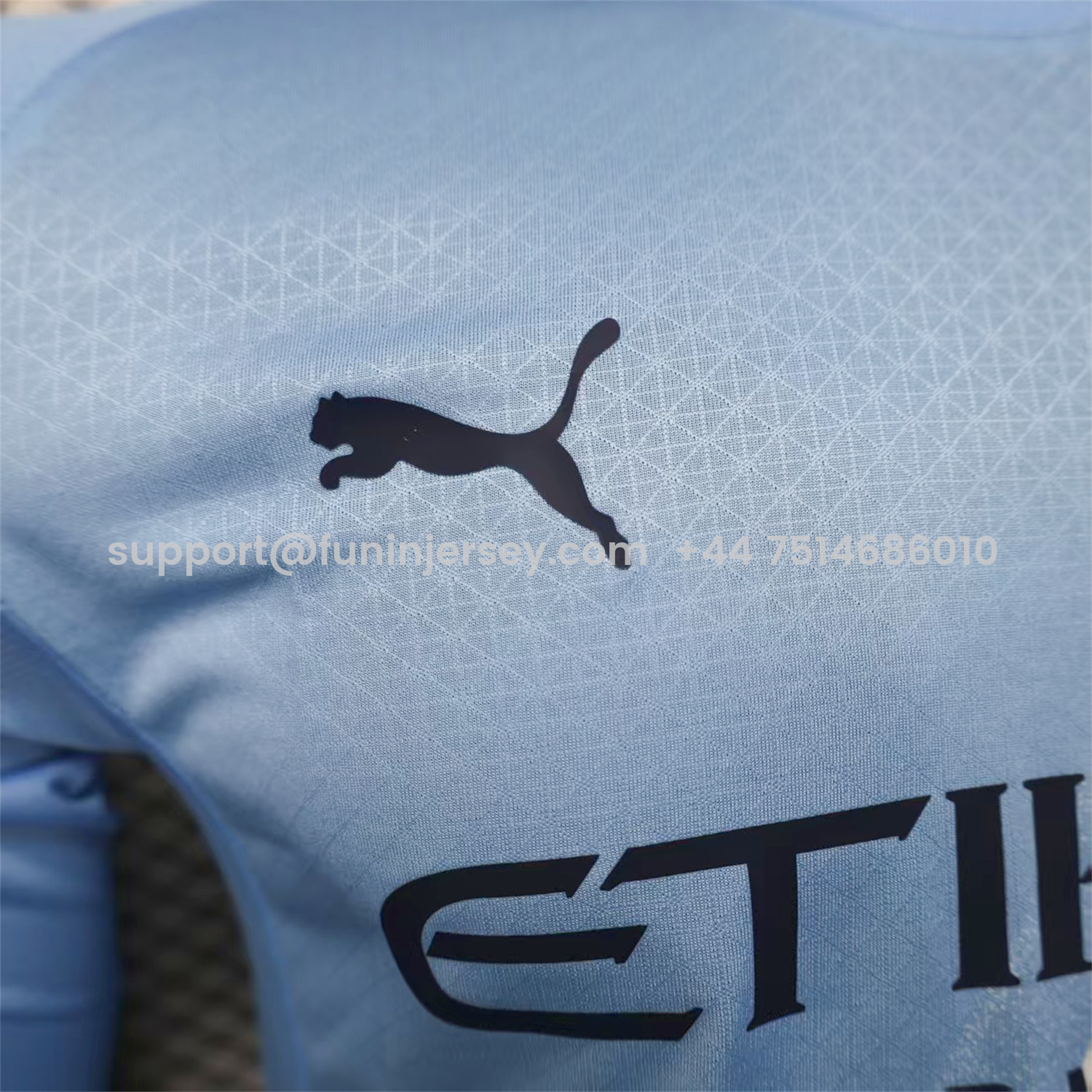 Funinjersey-Manchester City 25-26 Home Long Sleeves Jersey - Player Version
