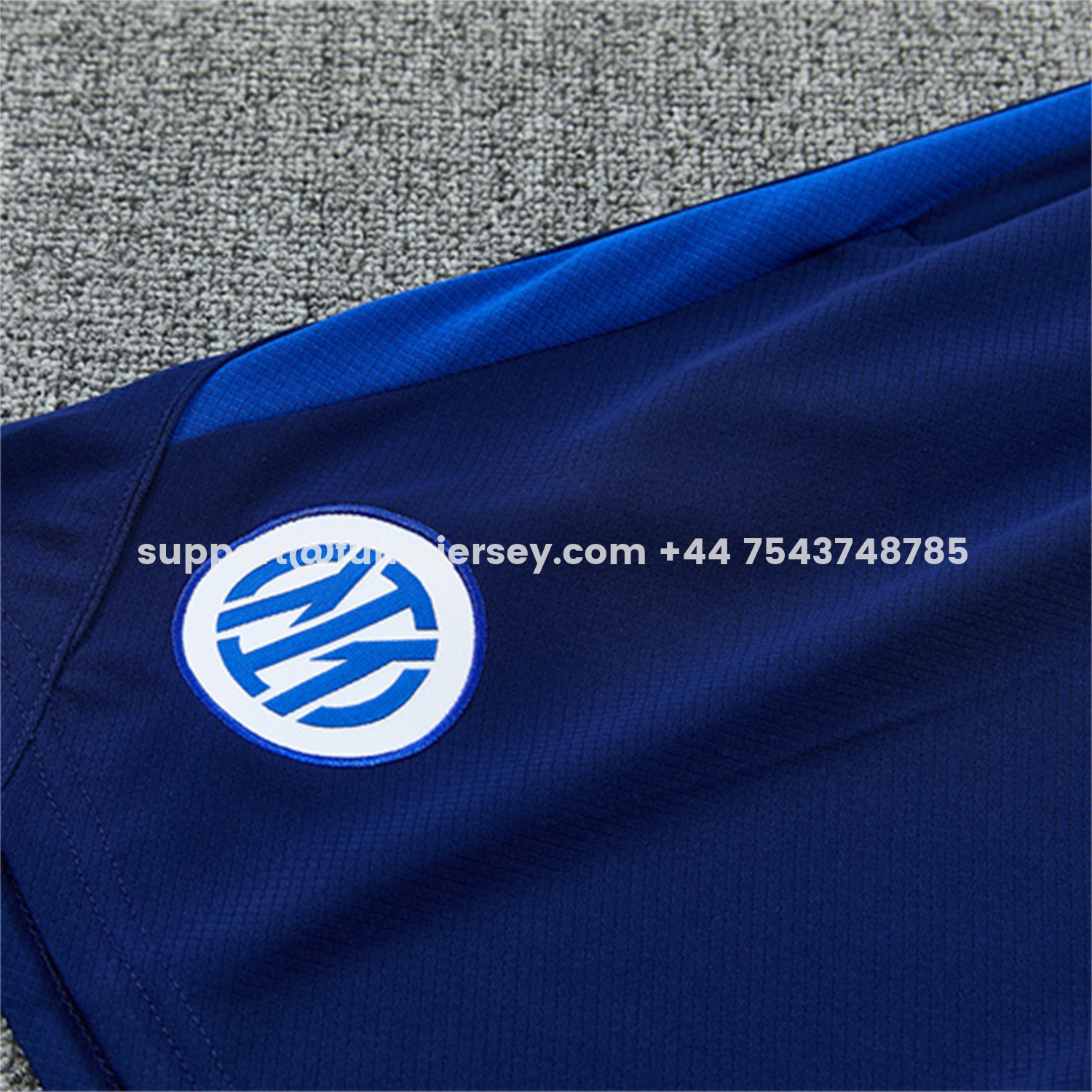 Funinjersey-Inter Milan 26-27 Short-Sleeve Training Set - Deep Blue Top & Shorts