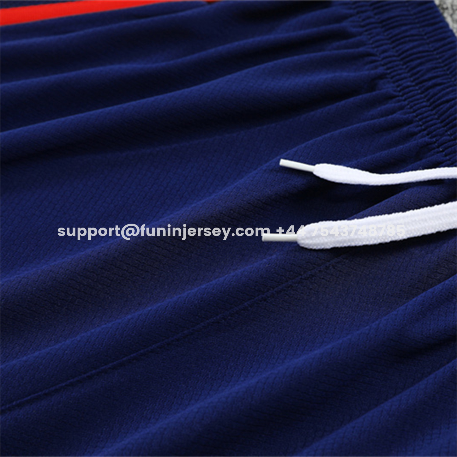 Funinjersey-Spain 2026 Short-Sleeve Training Set - Lake Blue Top & Shorts