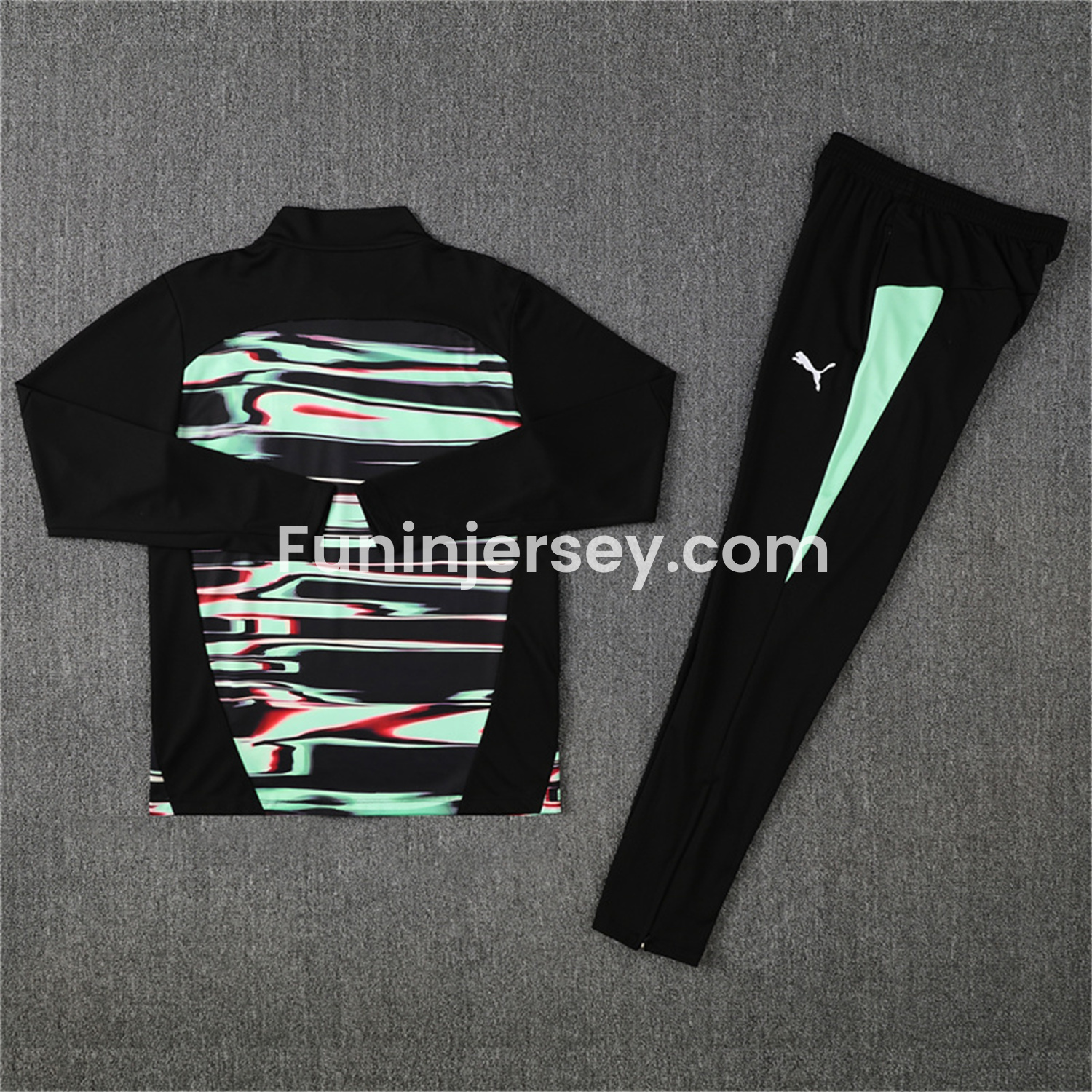 Funinjersey-Portugal 25-26 Kids Long Sleeve Training Set - Camouflage