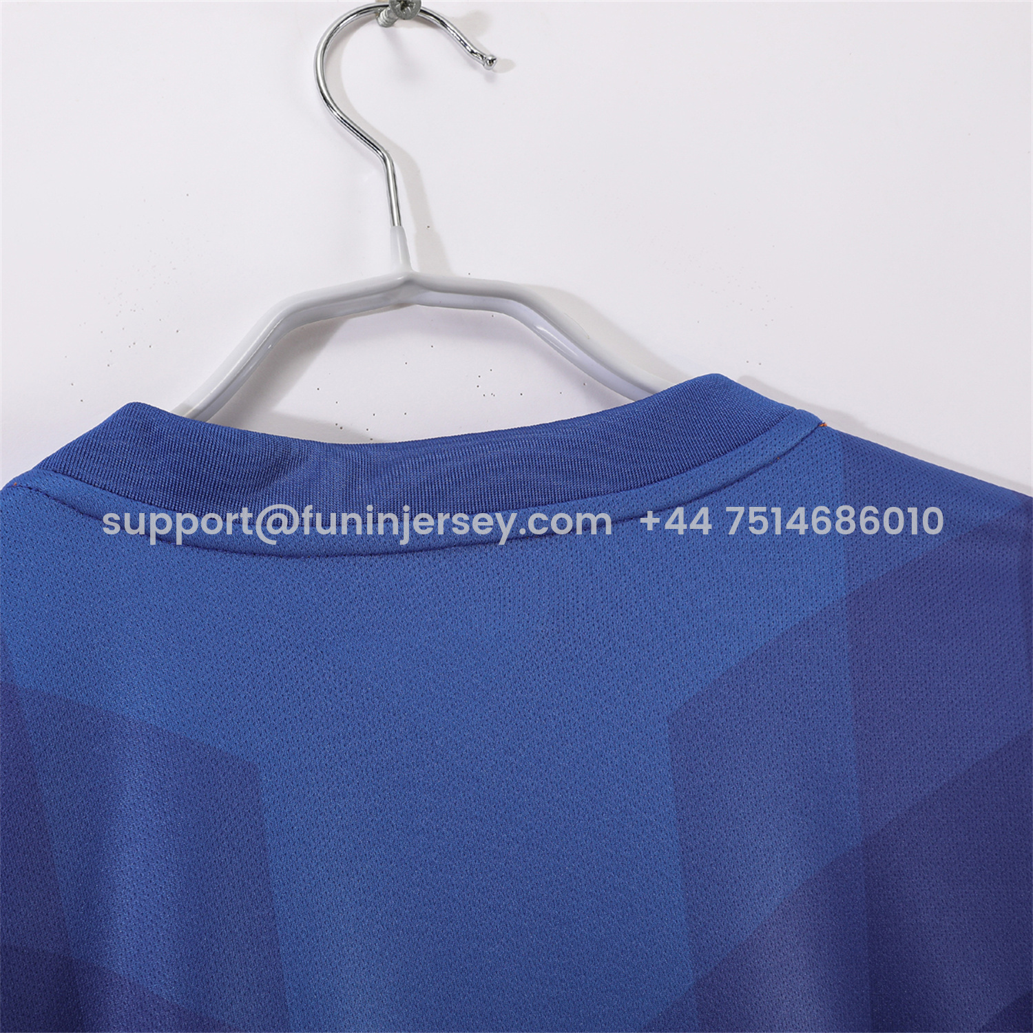 Funinjersey-Retro Netherlands 2014 Away Blue Jersey