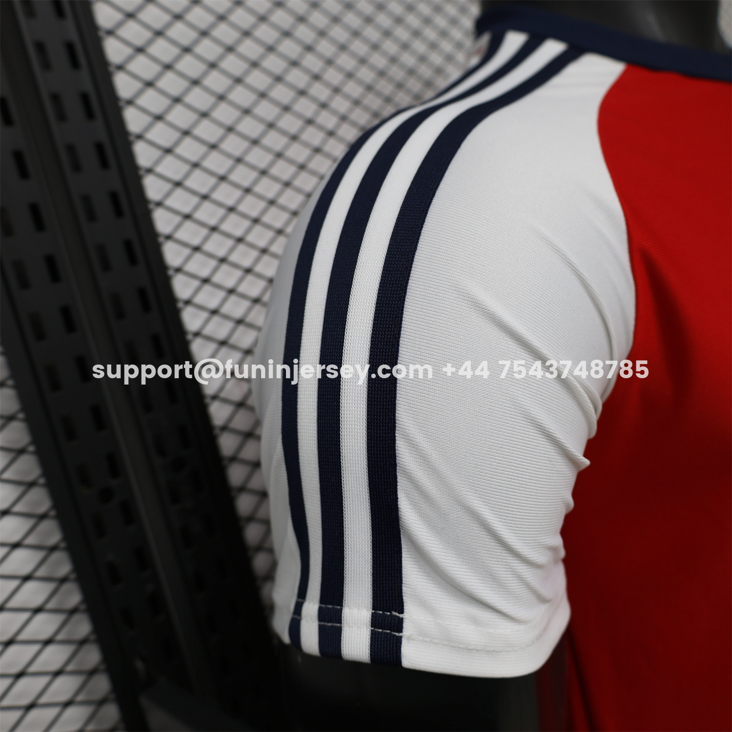 Funinjersey-Arsenal 25-26 Red With White Casual Jersey - Player Version