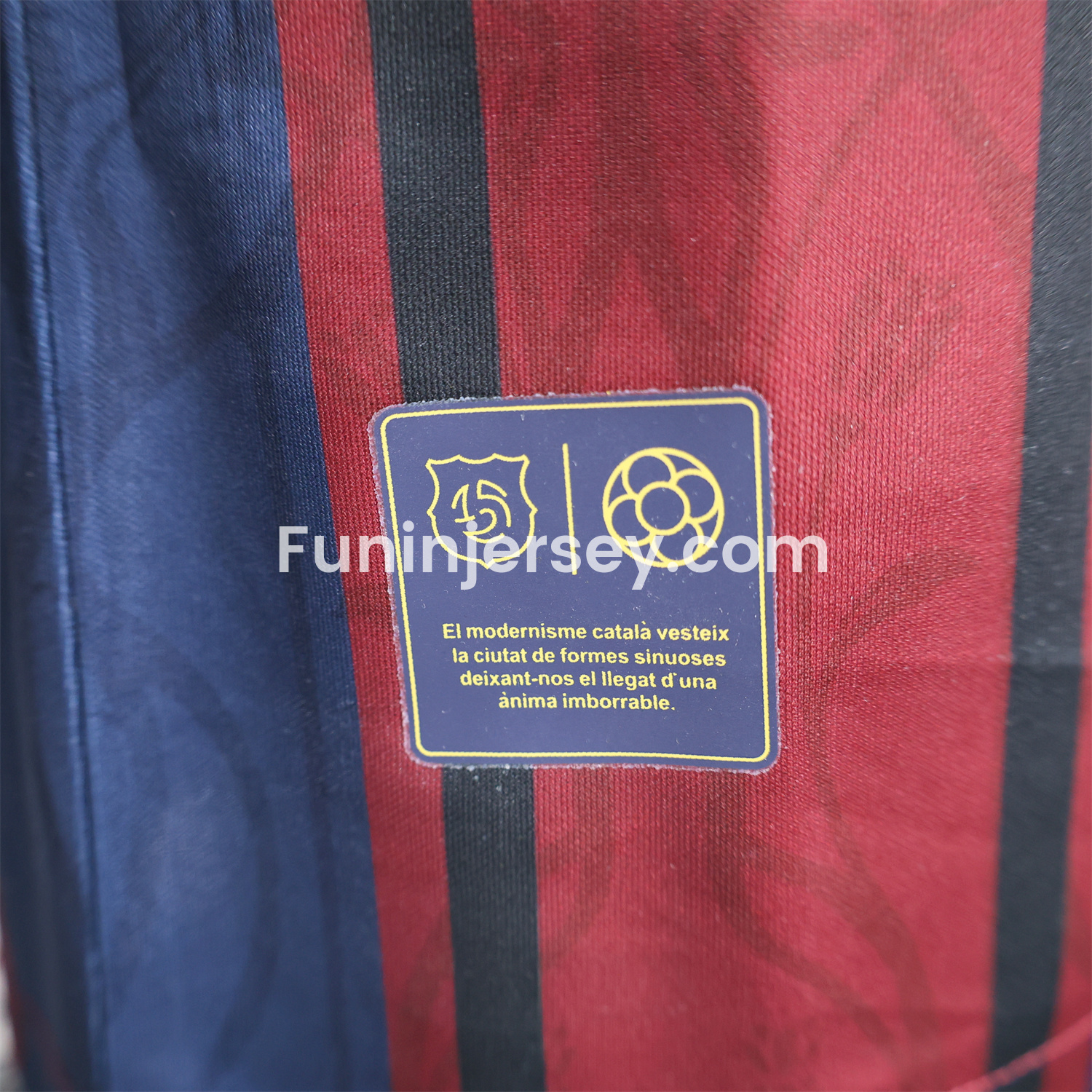 Funinjersey-Barcelona 25-26 125th Anniversary Retro Style Jersey - Player Version
