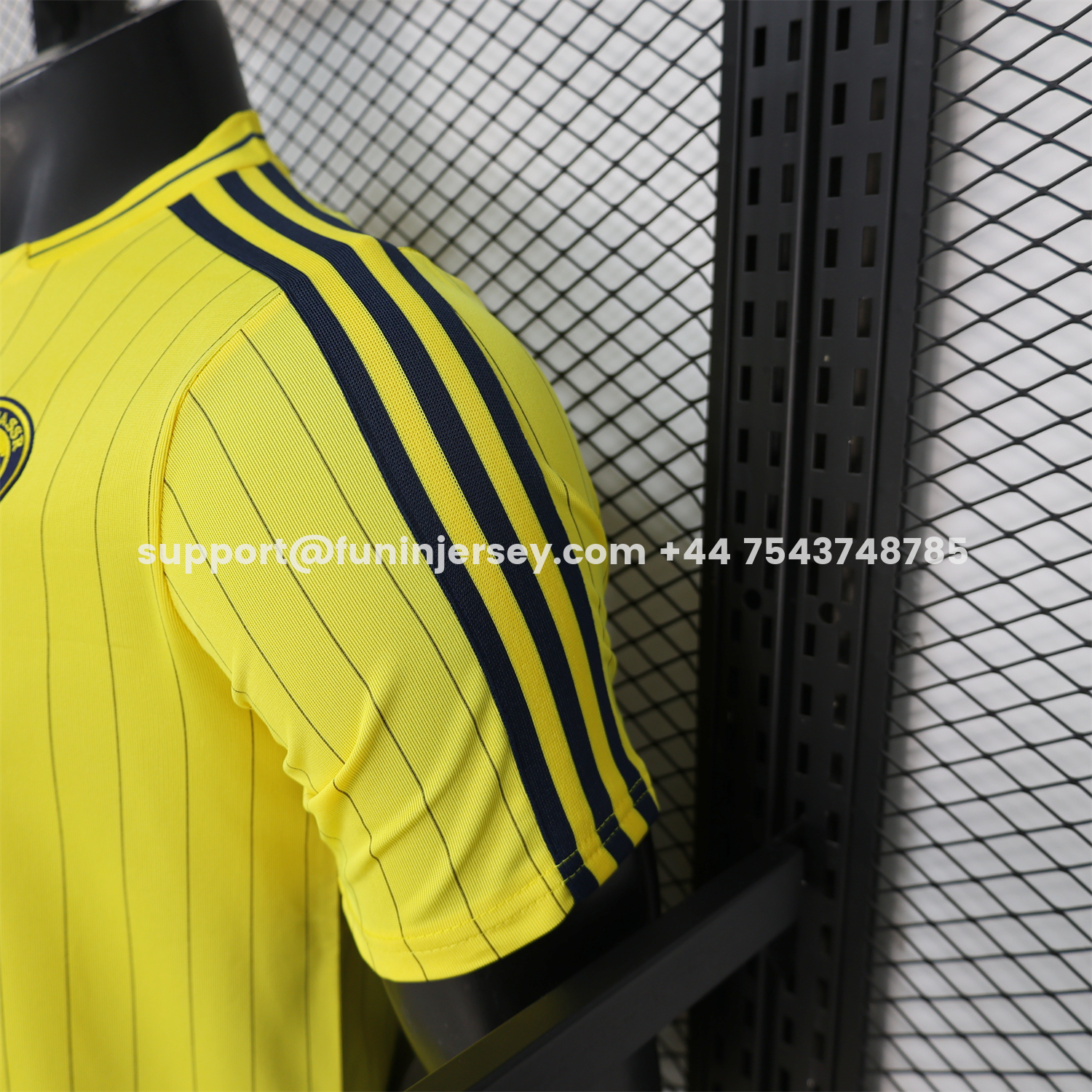 Funinjersey-Al Nassr Riyadh Victory 25-26 Terrace Icon Retro Casual Style Yellow Jersey - Player Version