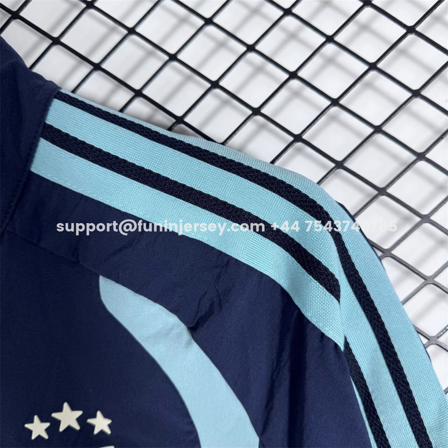 Funinjersey-Argentina 2026 Windbreaker Training Set - Dark Blue Top and Pants